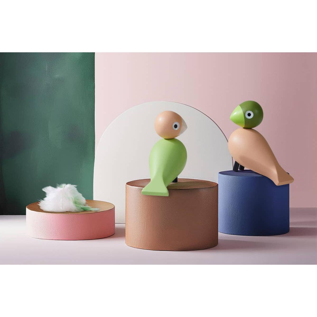 Kay Bojesen - Birds - Lovebirds - Wooden Figurines -Set of 2 Eleish Van Breems Home