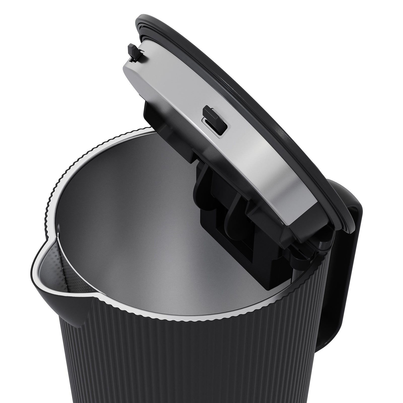 Georg Jensen Bernadotte Electric Kettle Stainless & Black Eleish Van Breems Home