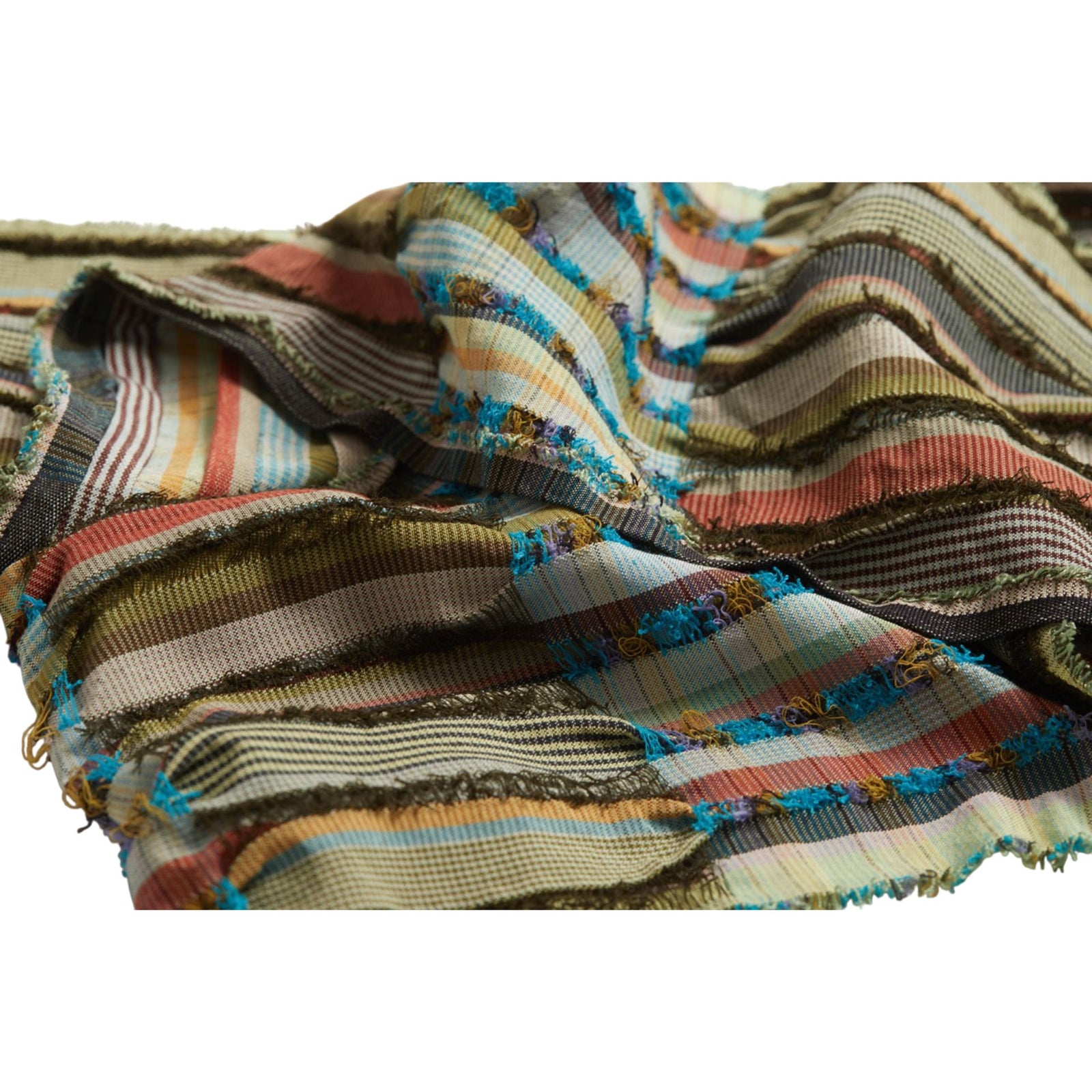 Peonia Chartreuse Silk & Wool Scarf Eleish Van Breems Home