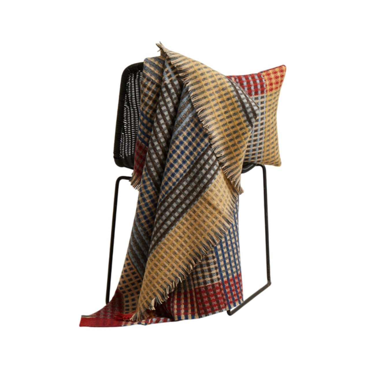 Regent Shetland Wool Waffle Throw Eleish Van Breems Home