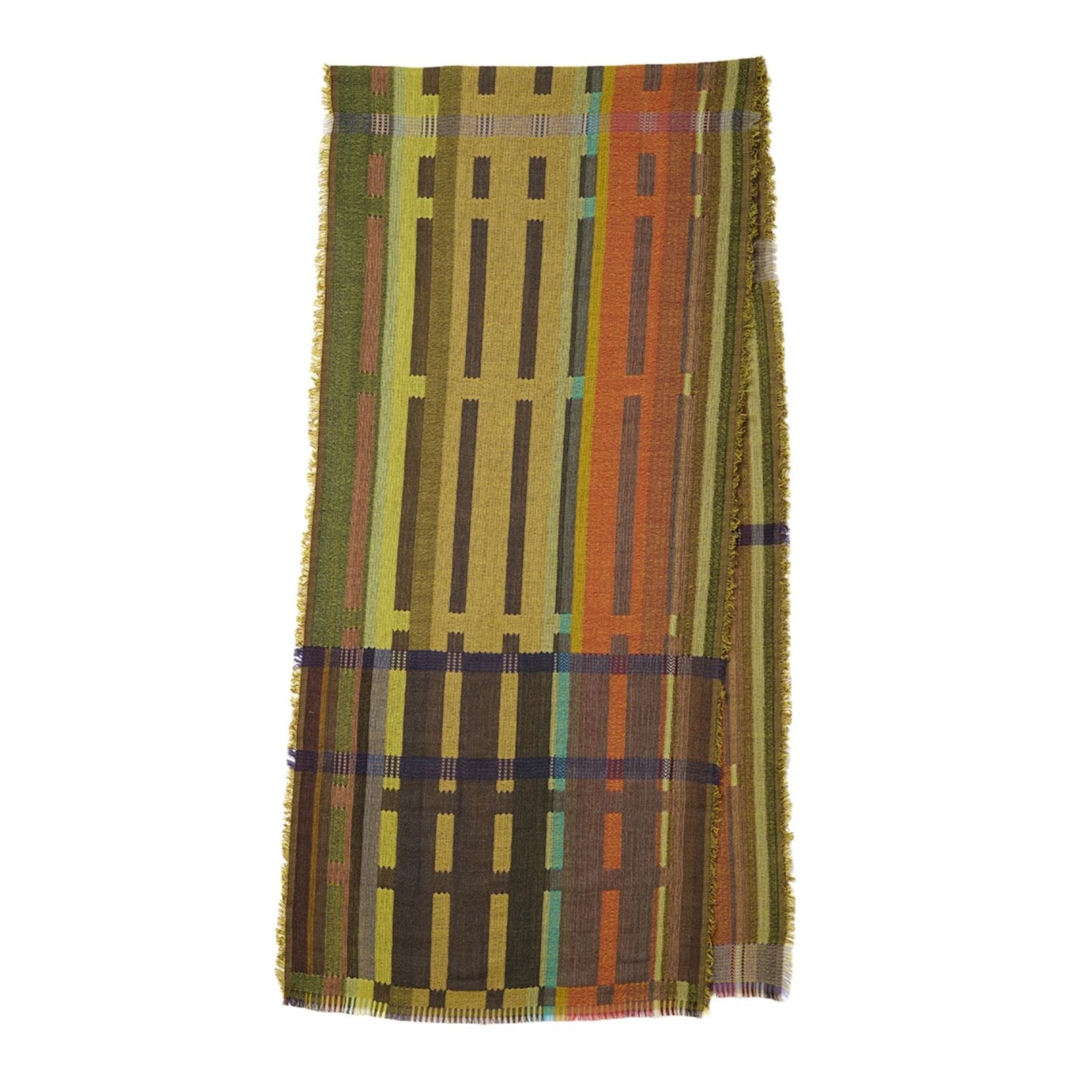 Campanula Khaki Wool Wrap Eleish Van Breems Home