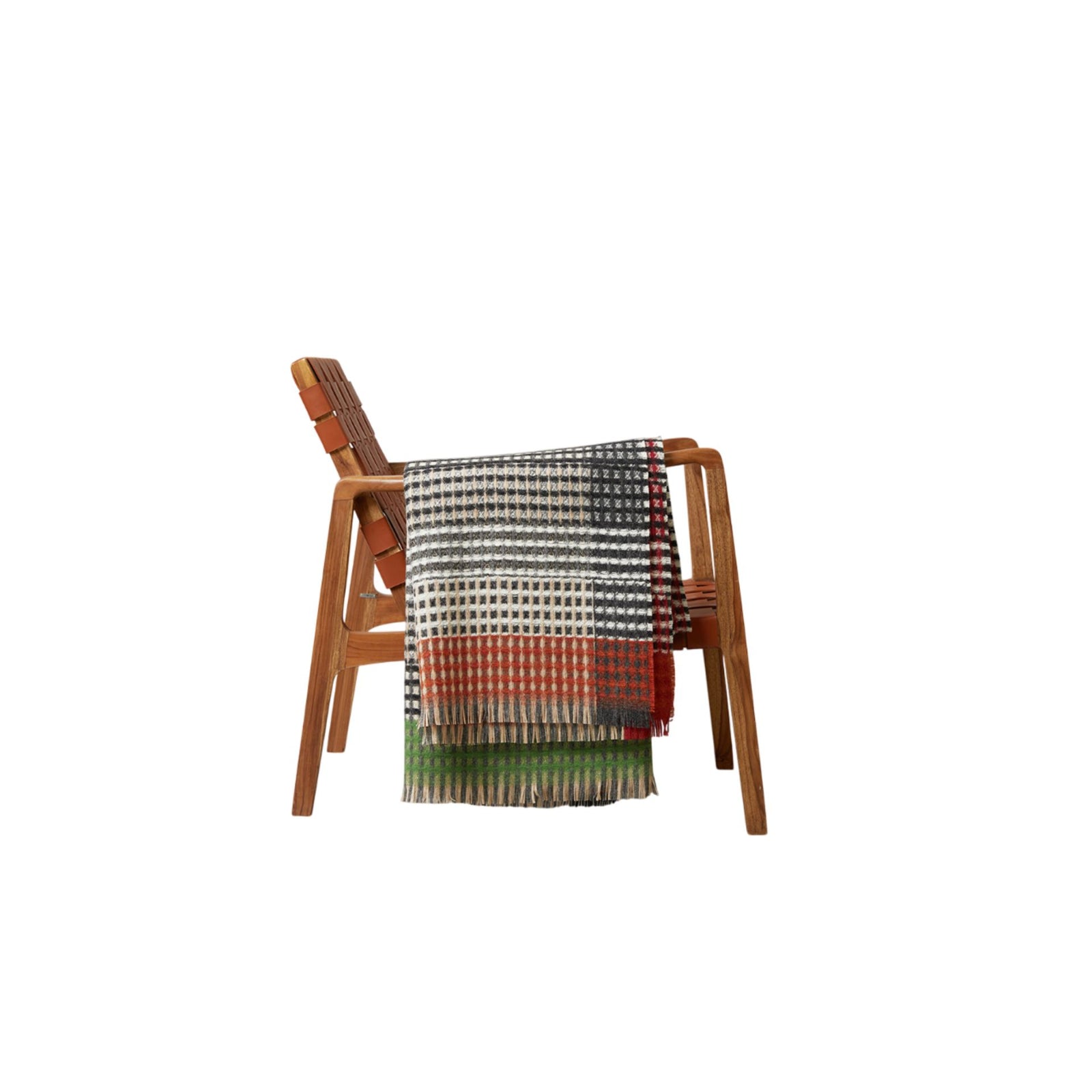 Whittington Shetland Wool Waffle Throw Eleish Van Breems Home