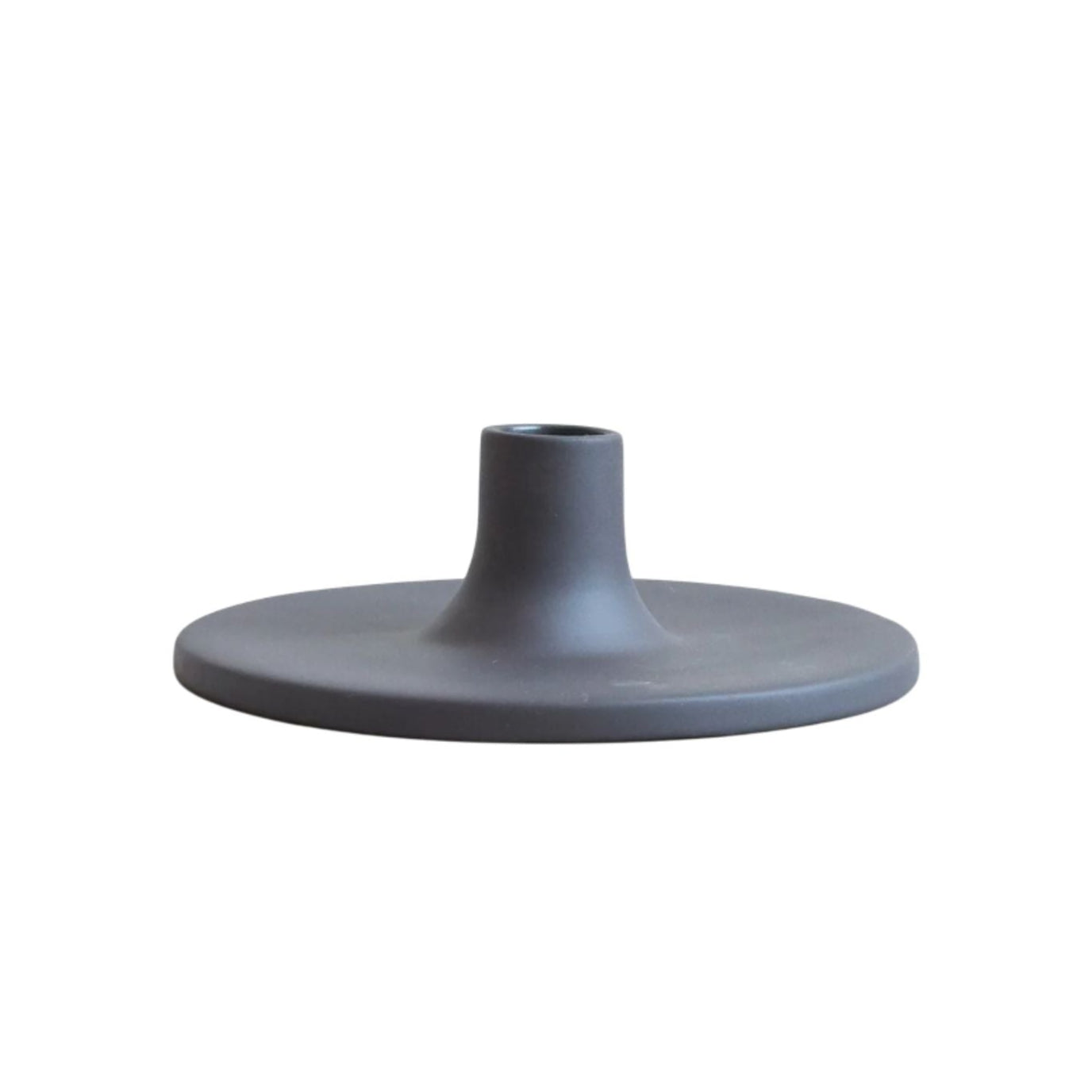Daily Ceramic Taper Holder, Smoke Eleish Van Breems Home