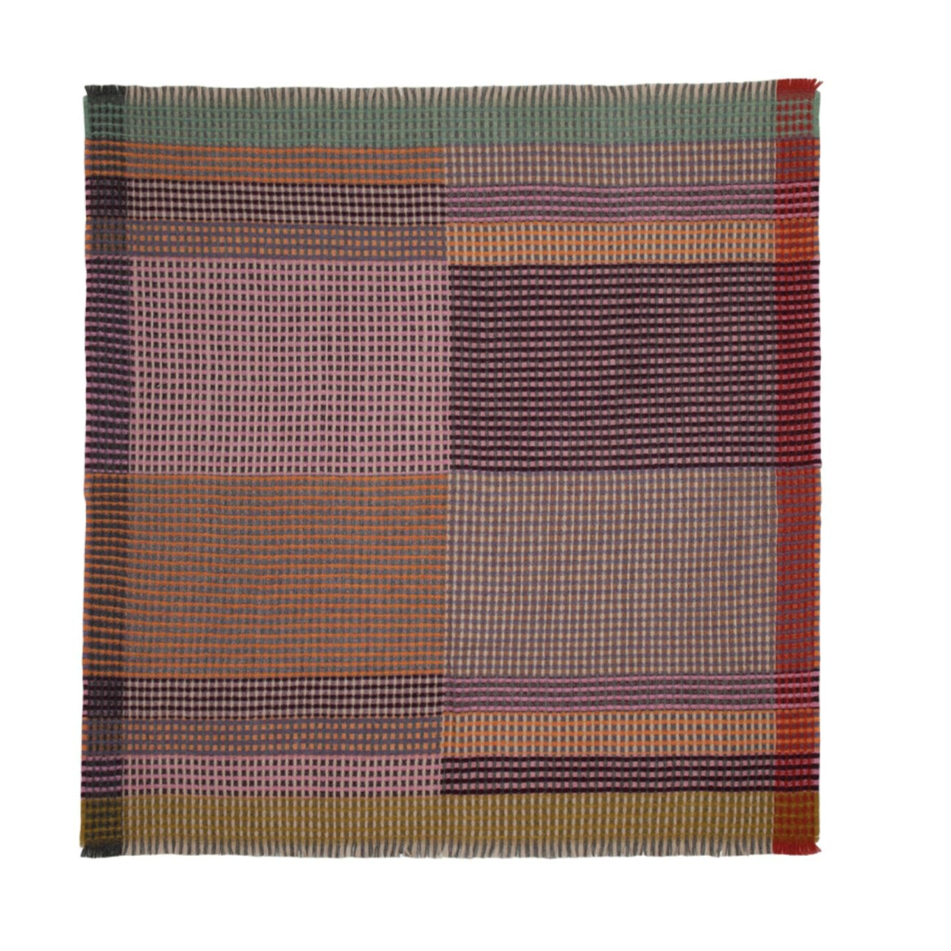 Kew Shetland Wool Waffle Throw Eleish Van Breems Home