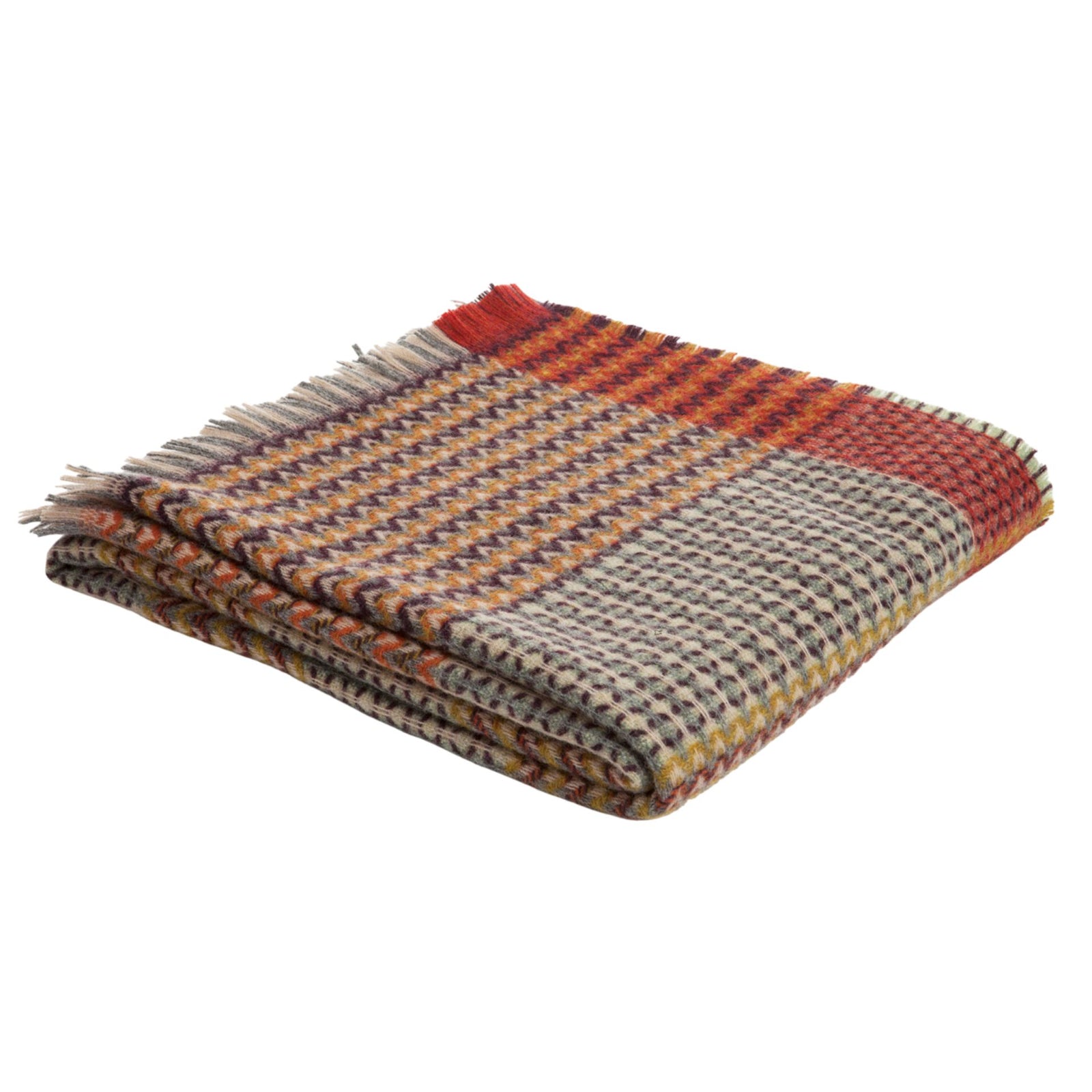 Wallace Sewell Yosemite Throw Shetland Ripple Throw Eleish Van Breems Home