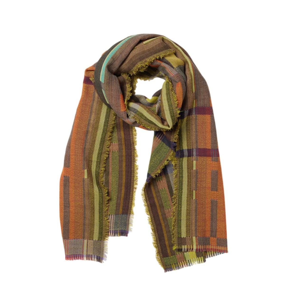 Campanula Khaki Wool Wrap Eleish Van Breems Home