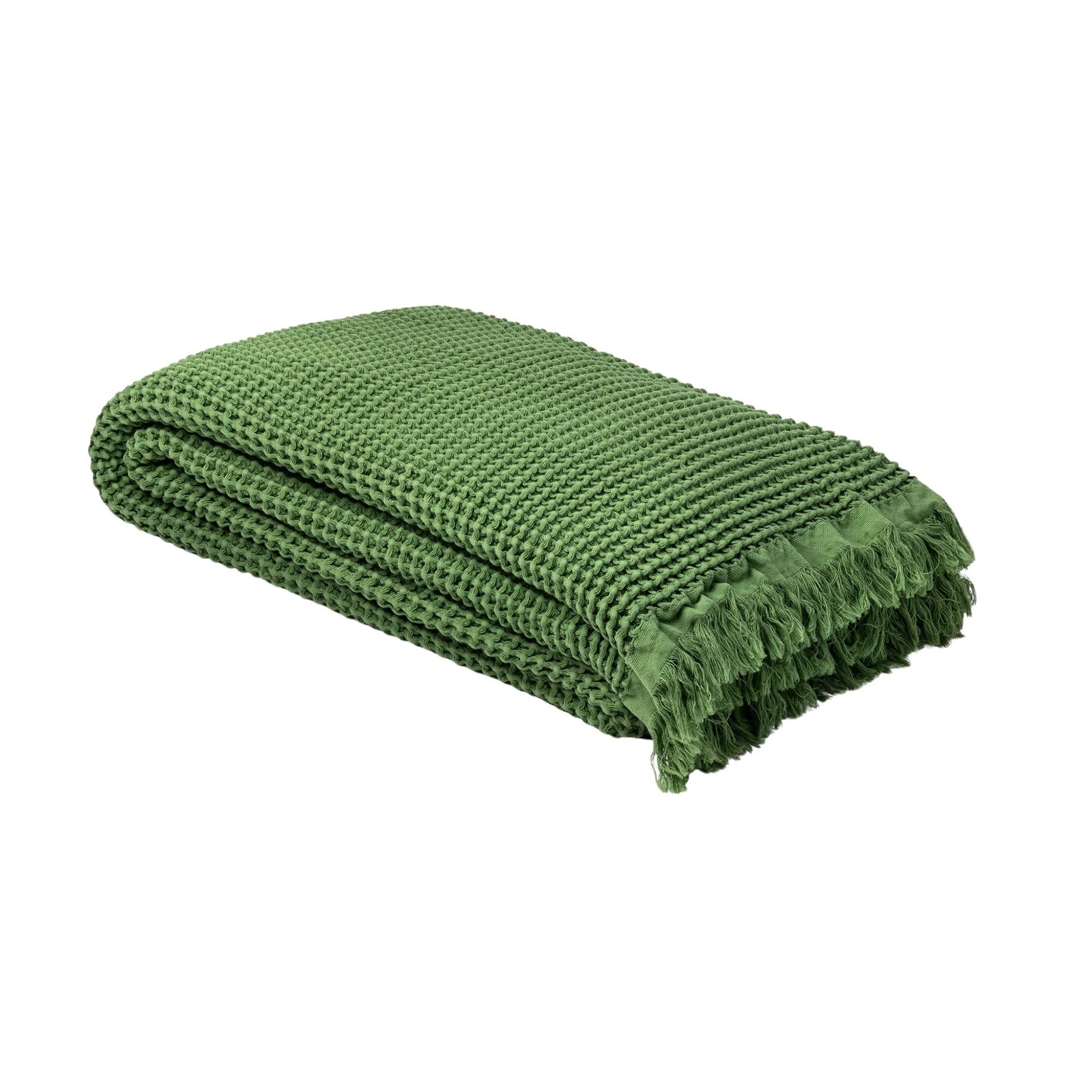 Plaid Waffle Throw Eleish Van Breems Home