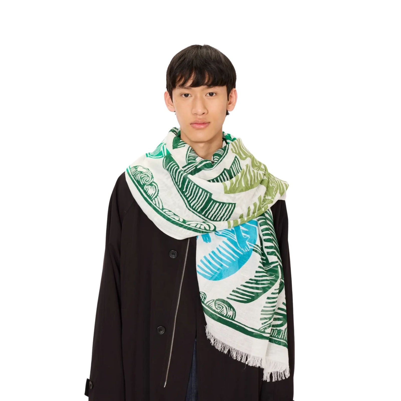 Jungle Green Scarf Eleish Van Breems Home