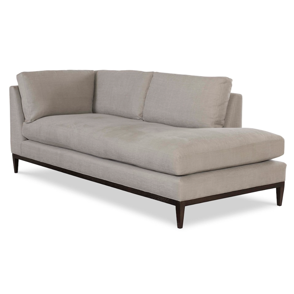 3585-83 RAF Bumper Chaise, Foundry Sand Eleish Van Breems Home