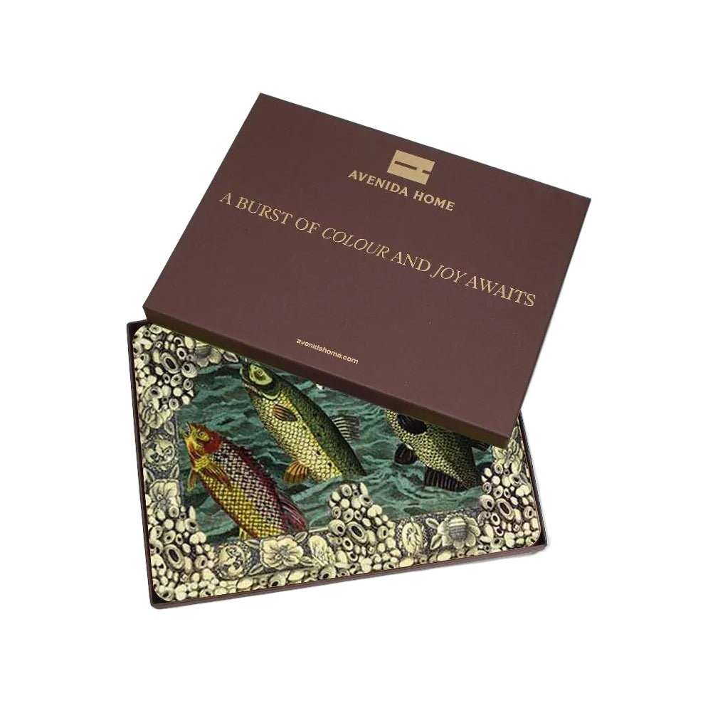 Three Fishes set of 4 Table Mats Eleish Van Breems Home