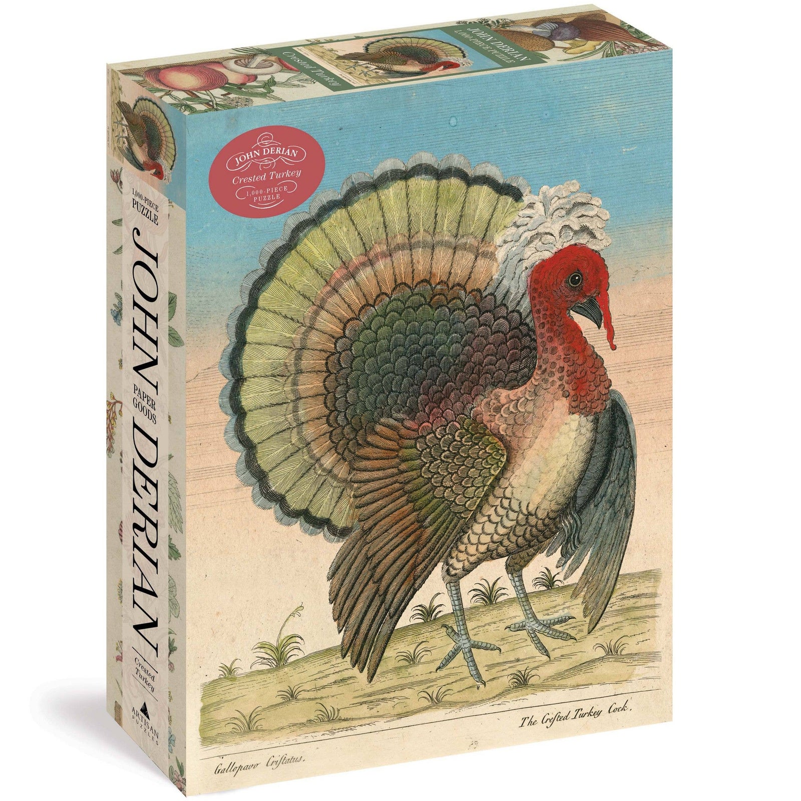 John Derian Paper Goods: Crested Turkey 1,000-Piece Puzzle Eleish Van Breems Home