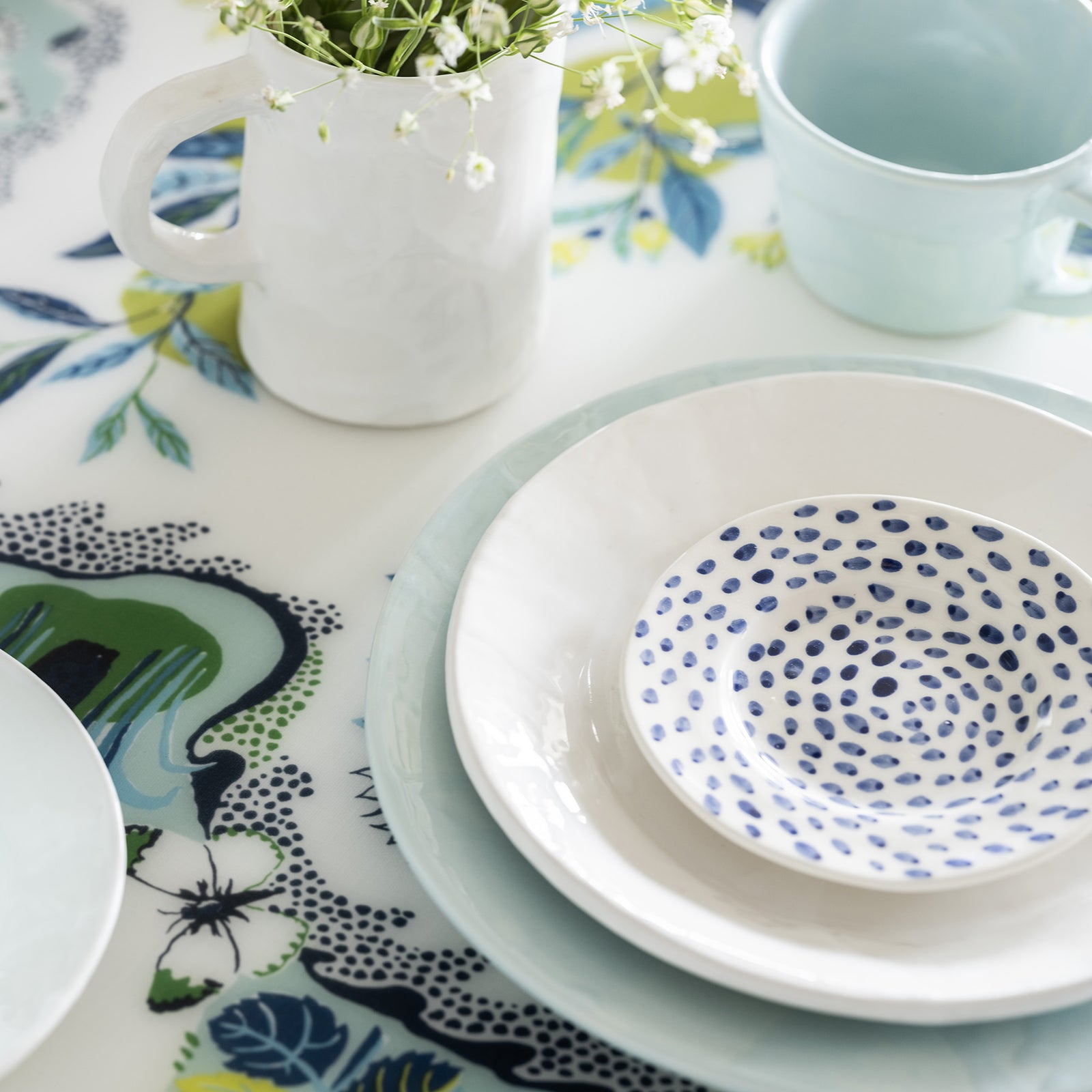 Medium White Plate Eleish Van Breems Home