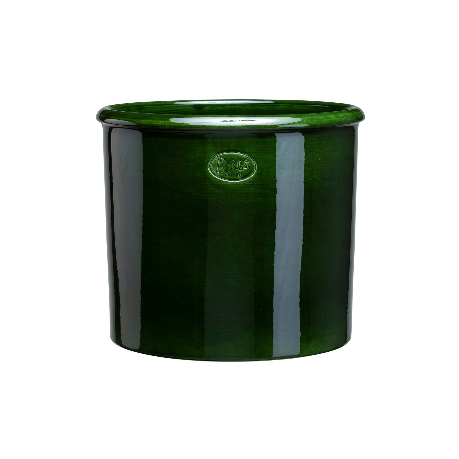 Modena Emerald Green Glazed Cachetpot Eleish Van Breems Home
