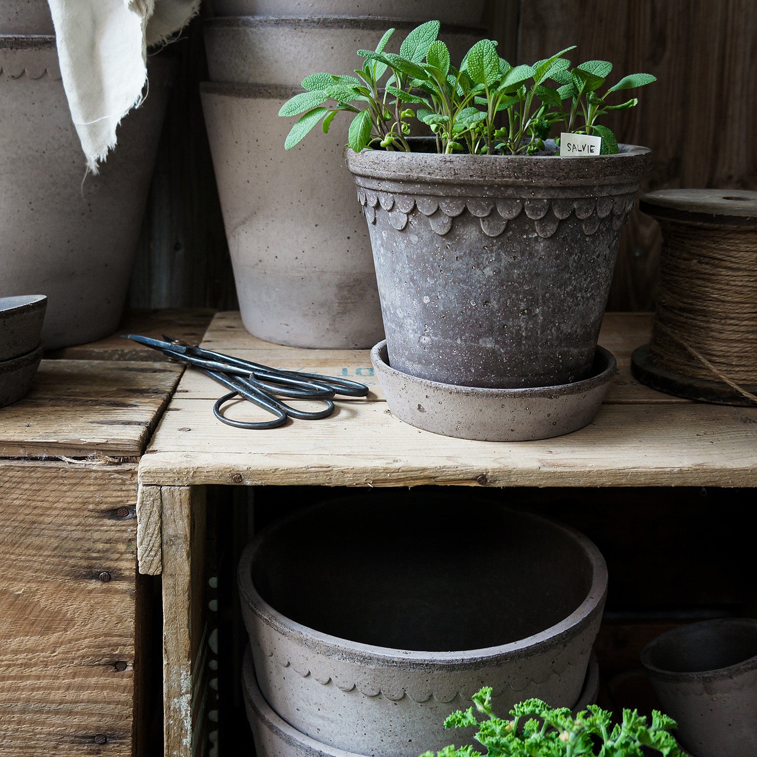 Københavner Raw Grey Terracotta Pot Eleish Van Breems Home