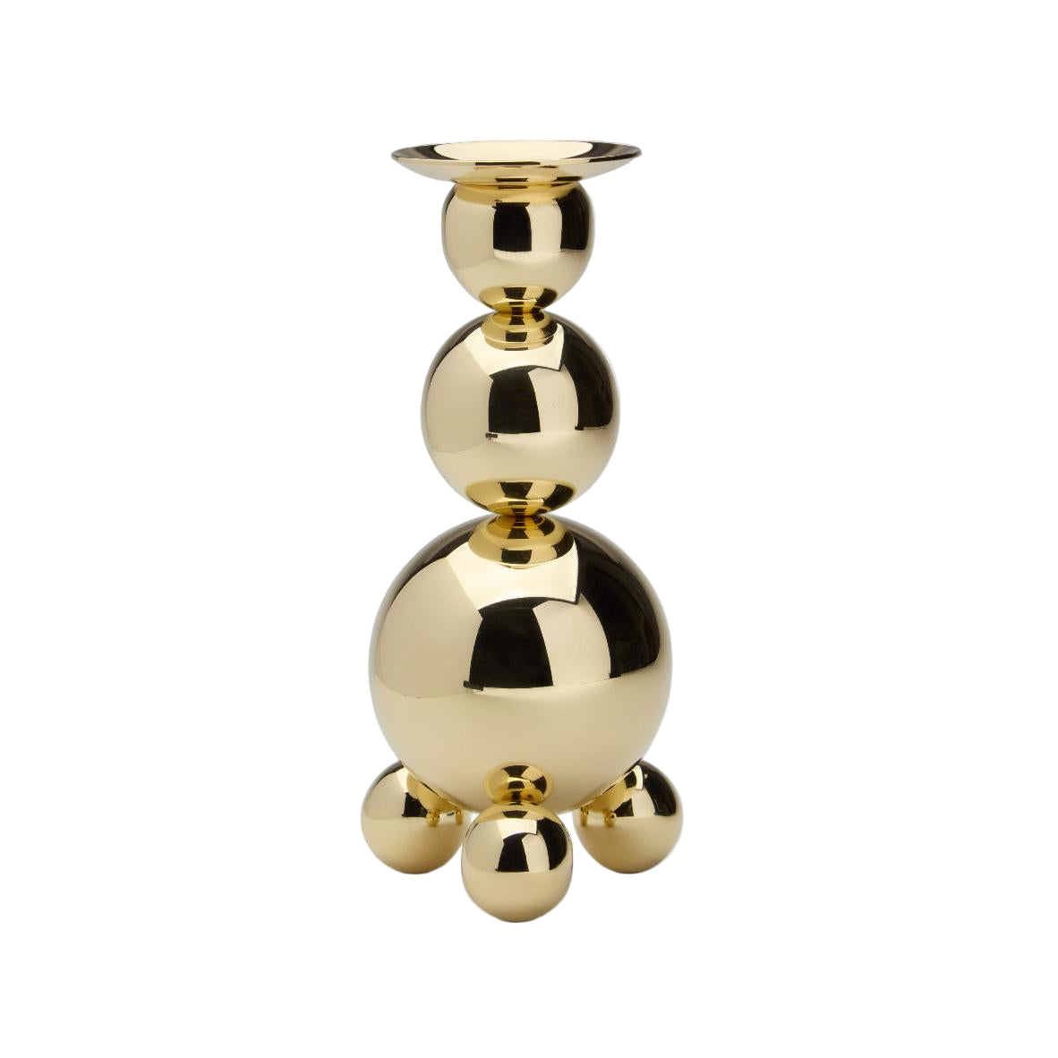 Skultuna Trippel Ball Candlestick Eleish Van Breems Home