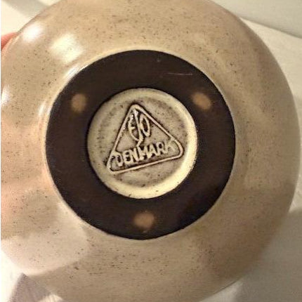 Danish Small Geometric Ceramic Bowl Eleish Van Breems Home