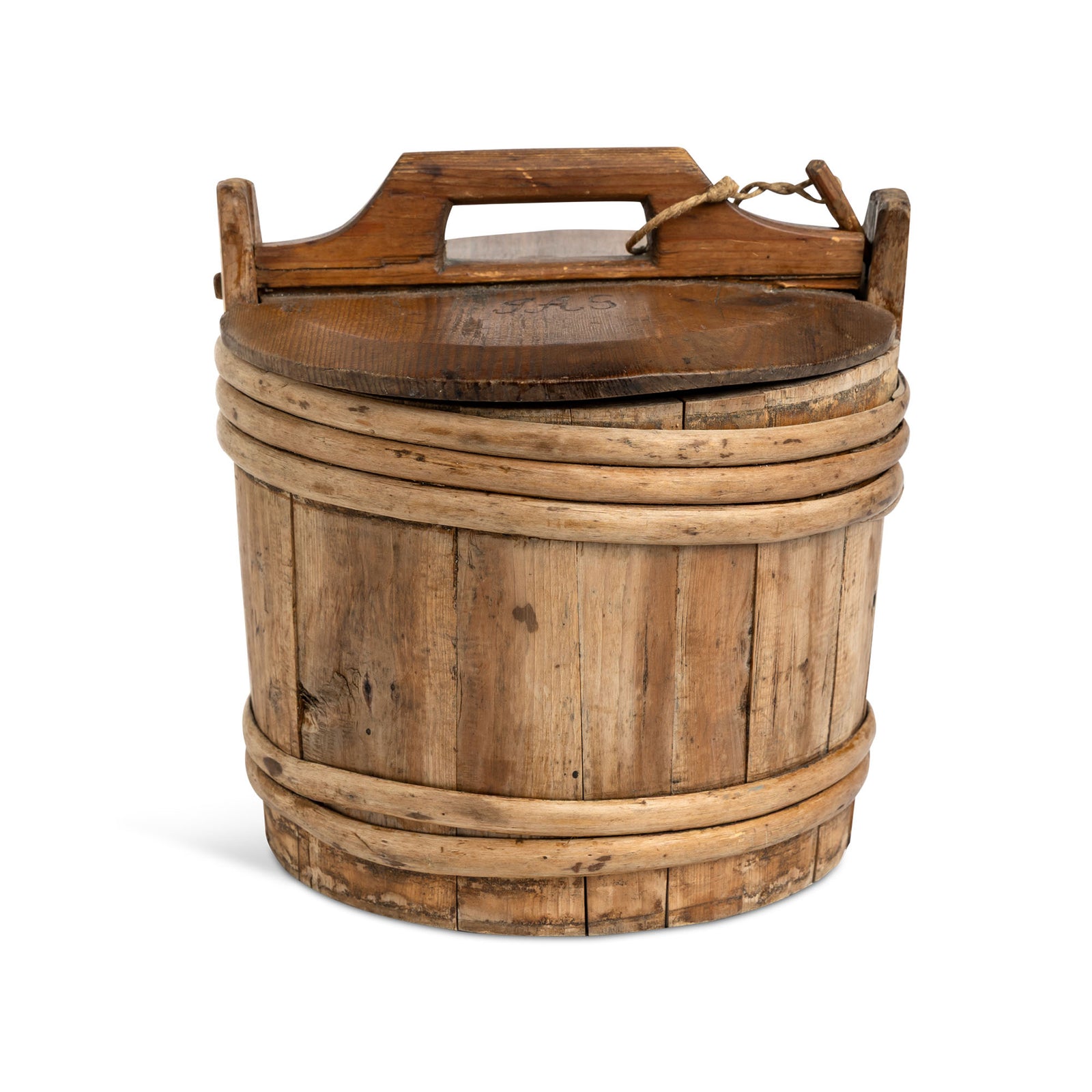 Swedish Sauna Bucket Stamped JAS Eleish Van Breems Home