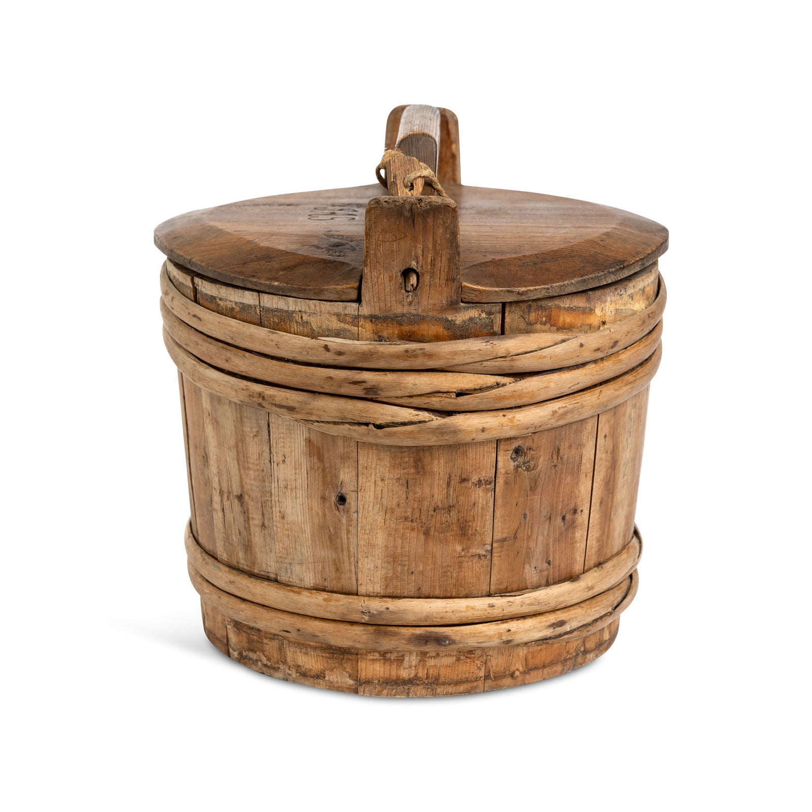 Swedish Sauna Bucket Stamped JAS Eleish Van Breems Home