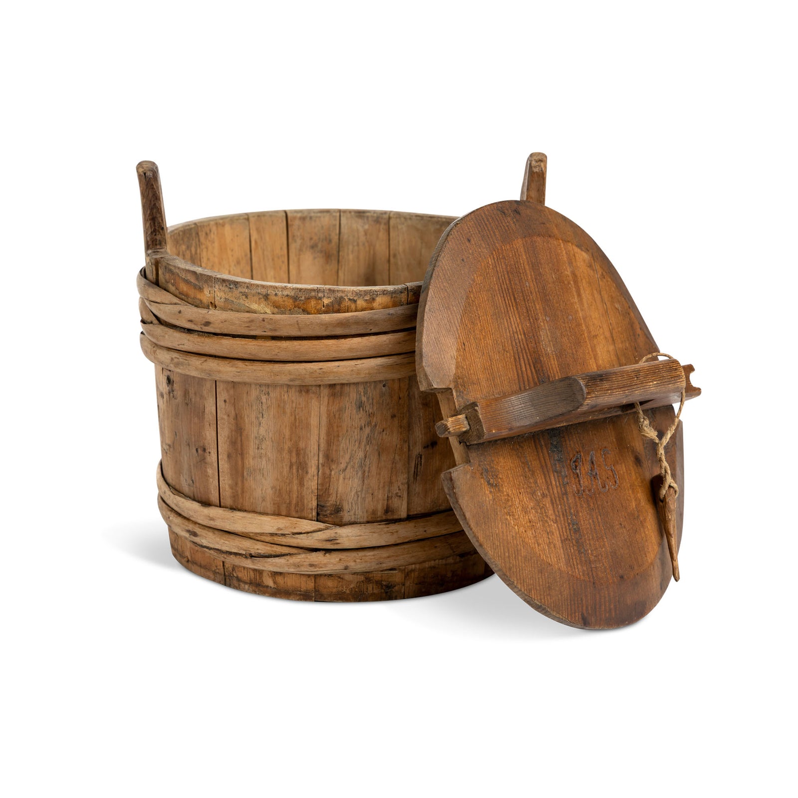 Swedish Sauna Bucket Stamped JAS Eleish Van Breems Home