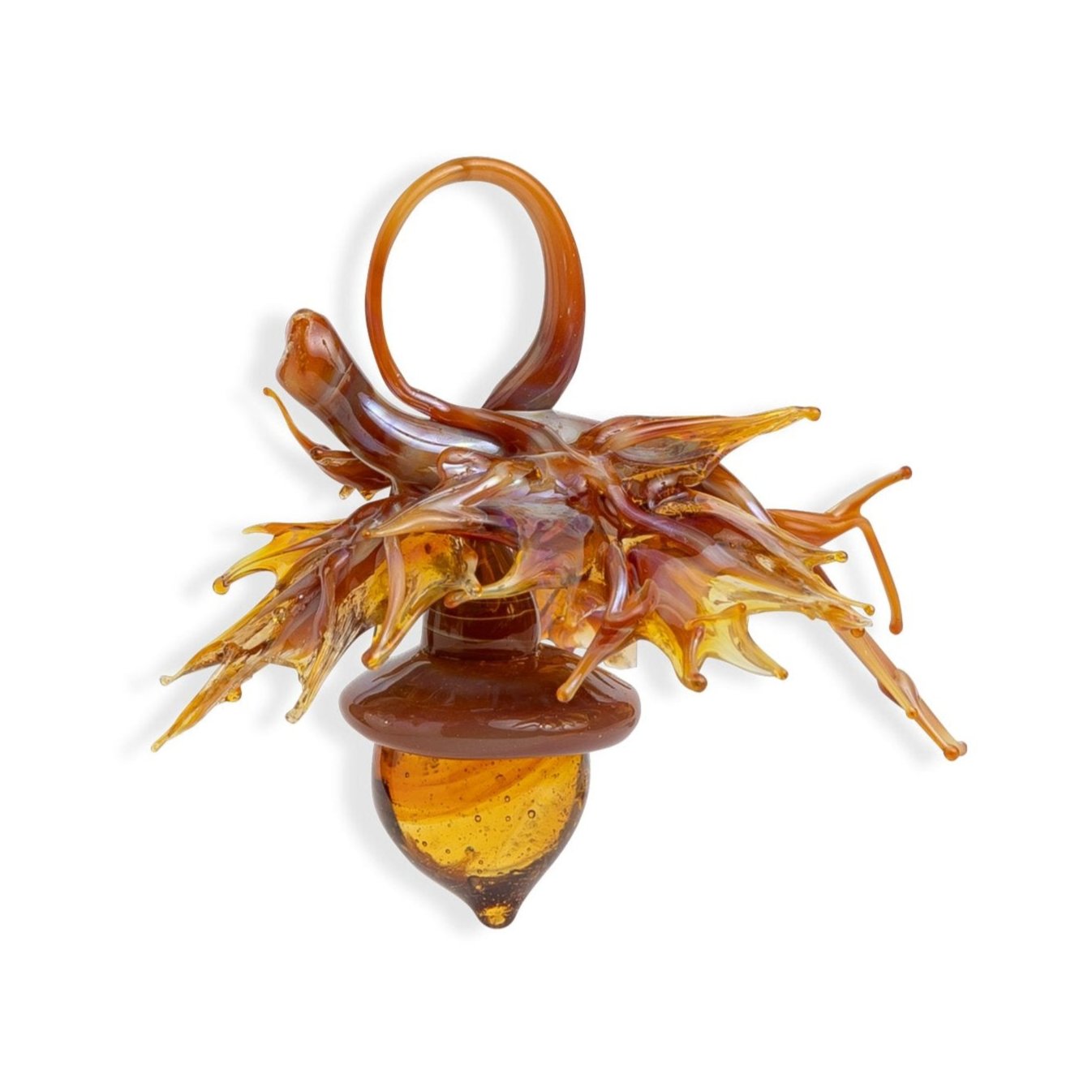 Handmade Glass Acorn Ornament Eleish Van Breems Home