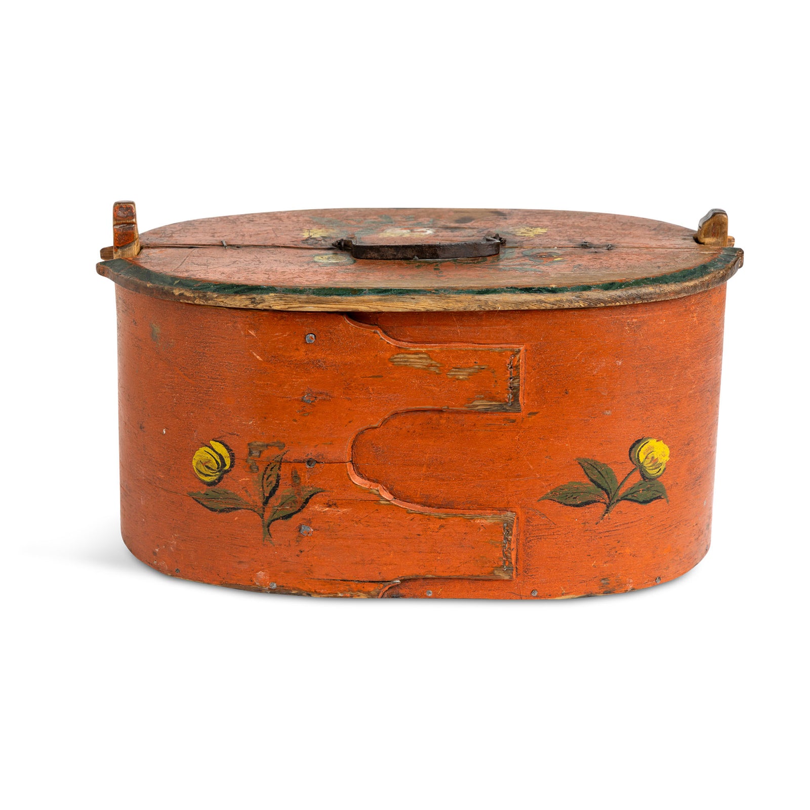 19th c Red Swedish Box Eleish Van Breems Home