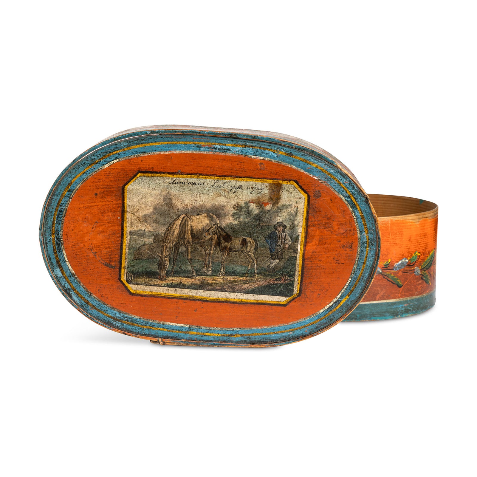 Swedish Painted Box Eleish Van Breems Home