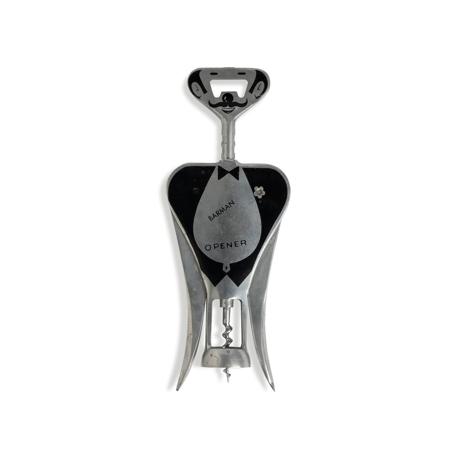 Mid-Century Italian Barman Corkscrew by Brevettato C. 1950's Eleish Van Breems Home