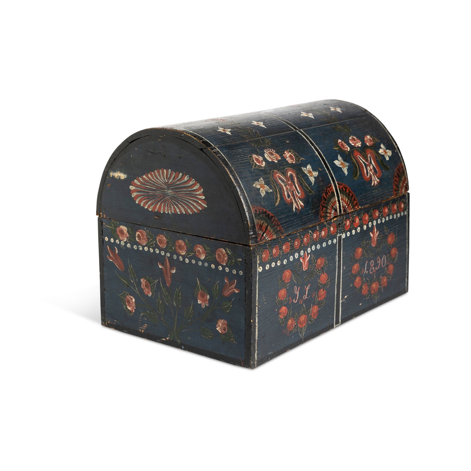 Painted Dome Swedish Box Eleish Van Breems Home