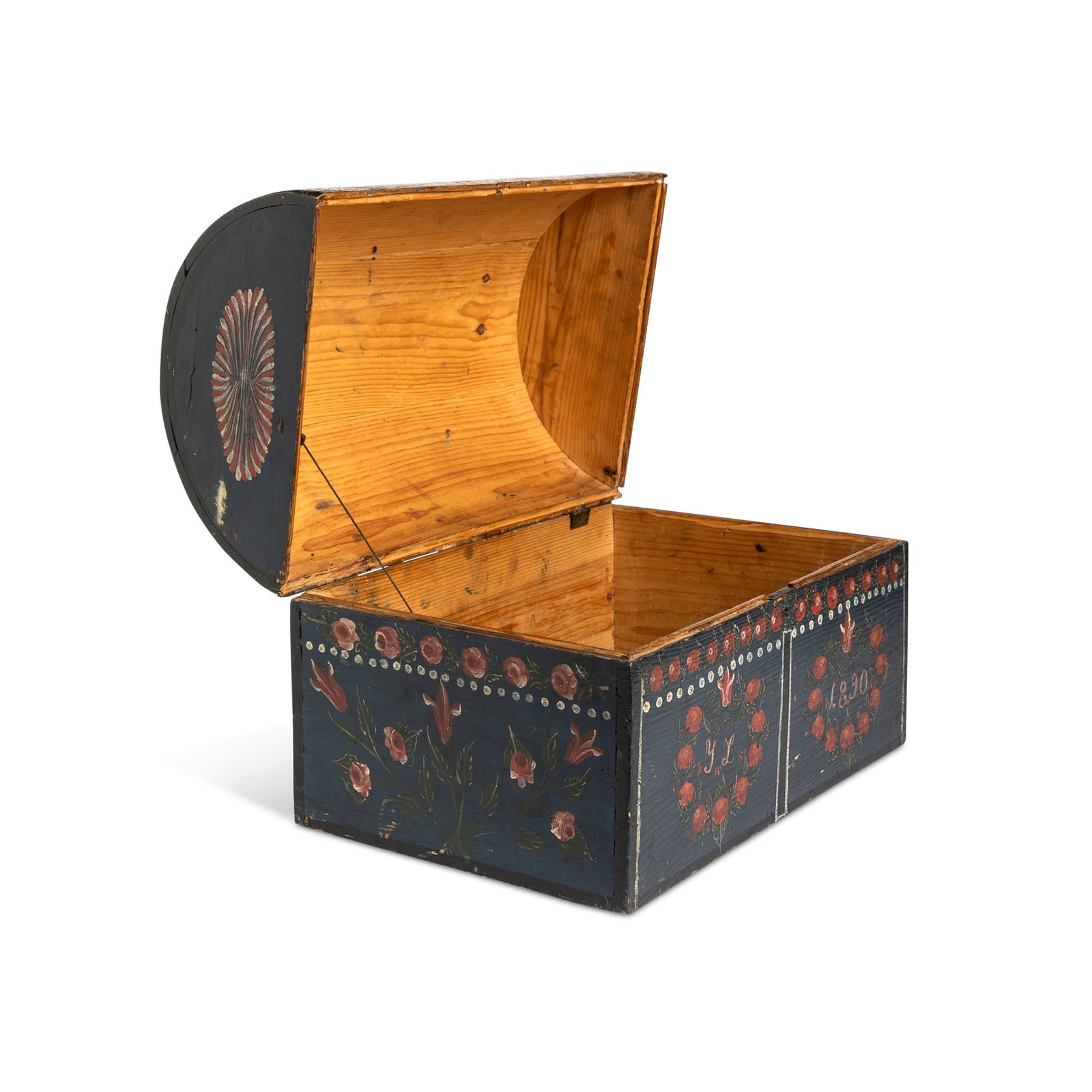 Painted Dome Swedish Box Eleish Van Breems Home