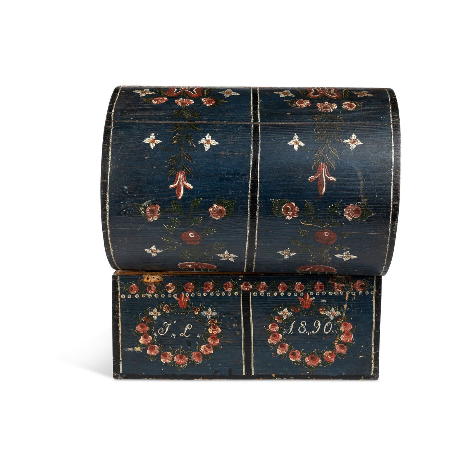 Painted Dome Swedish Box Eleish Van Breems Home