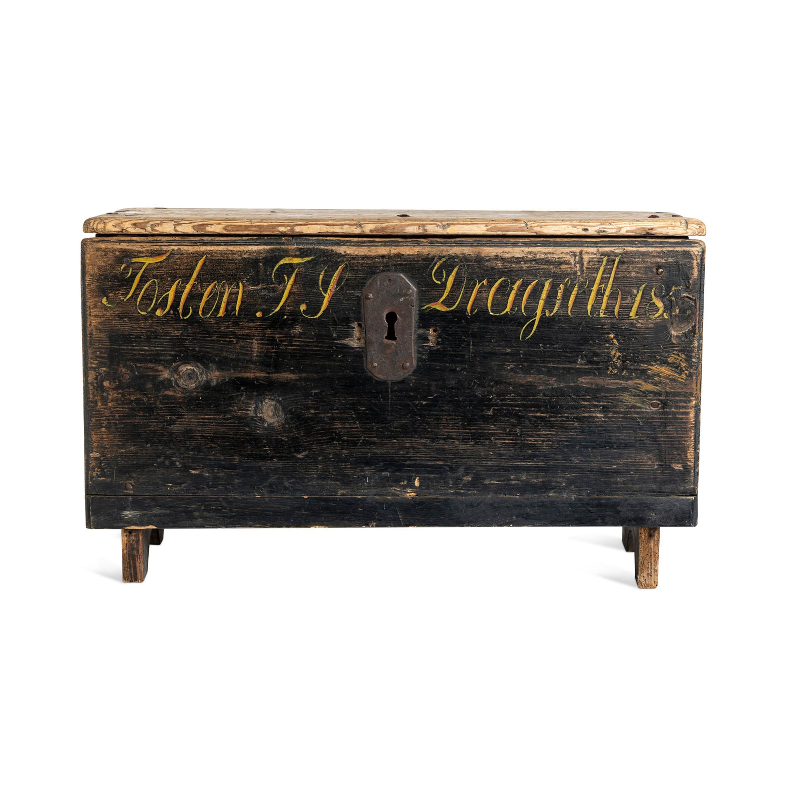Small Black Swedish Stool Eleish Van Breems Home