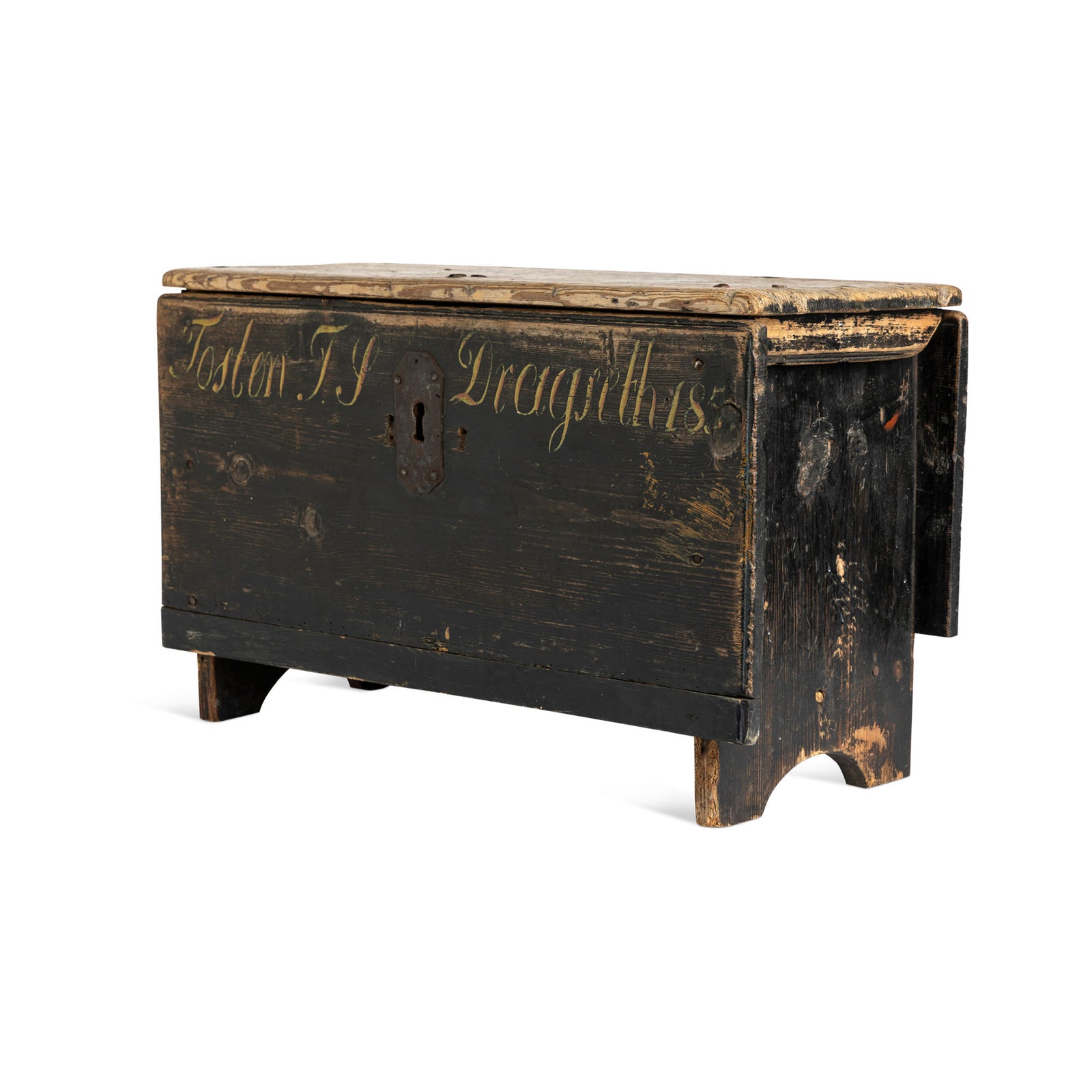 Small Black Swedish Stool Eleish Van Breems Home