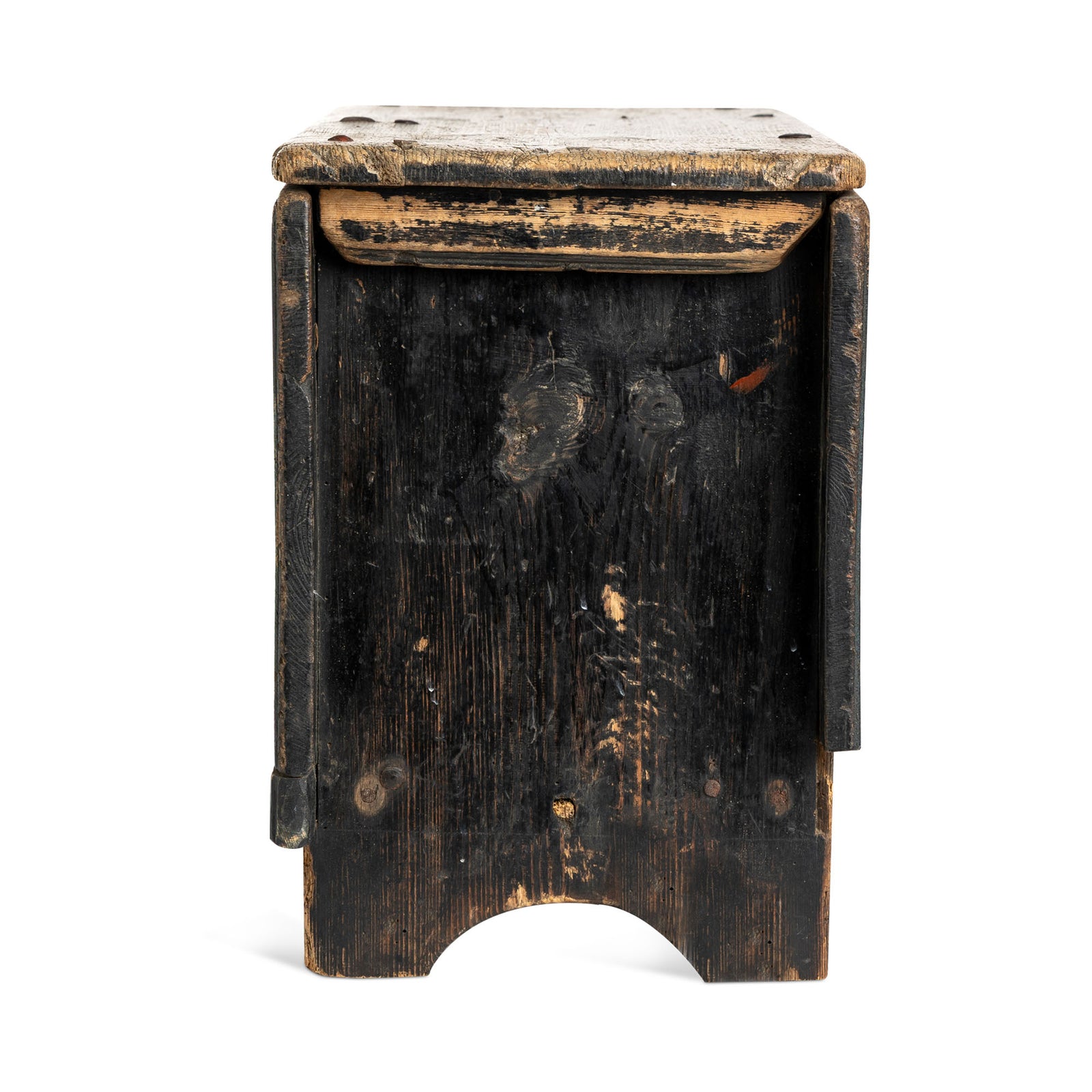 Small Black Swedish Stool Eleish Van Breems Home