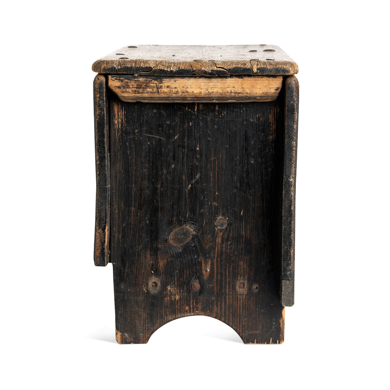 Small Black Swedish Stool Eleish Van Breems Home