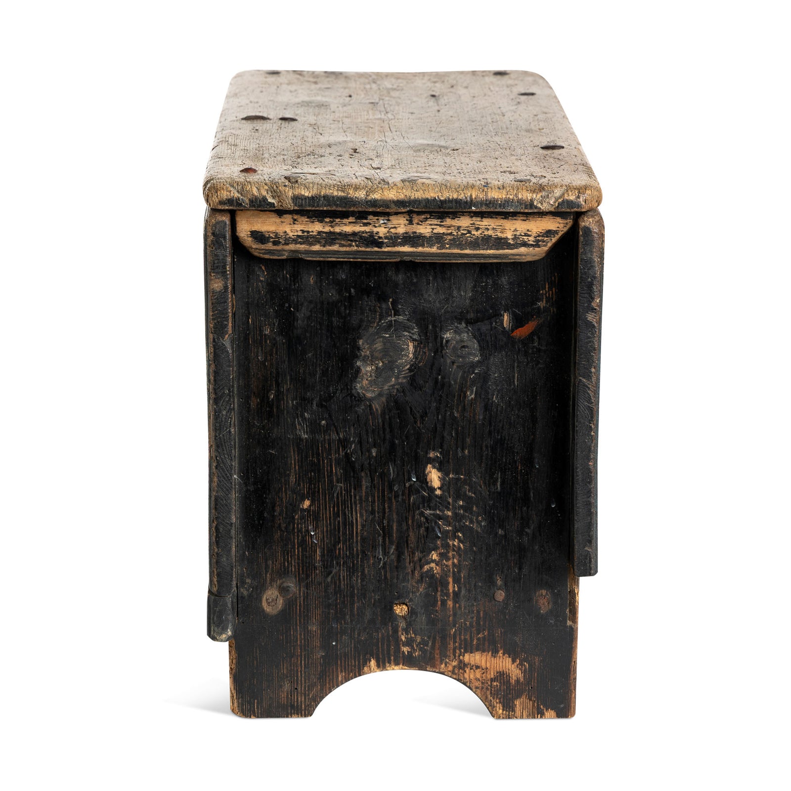 Small Black Swedish Stool Eleish Van Breems Home