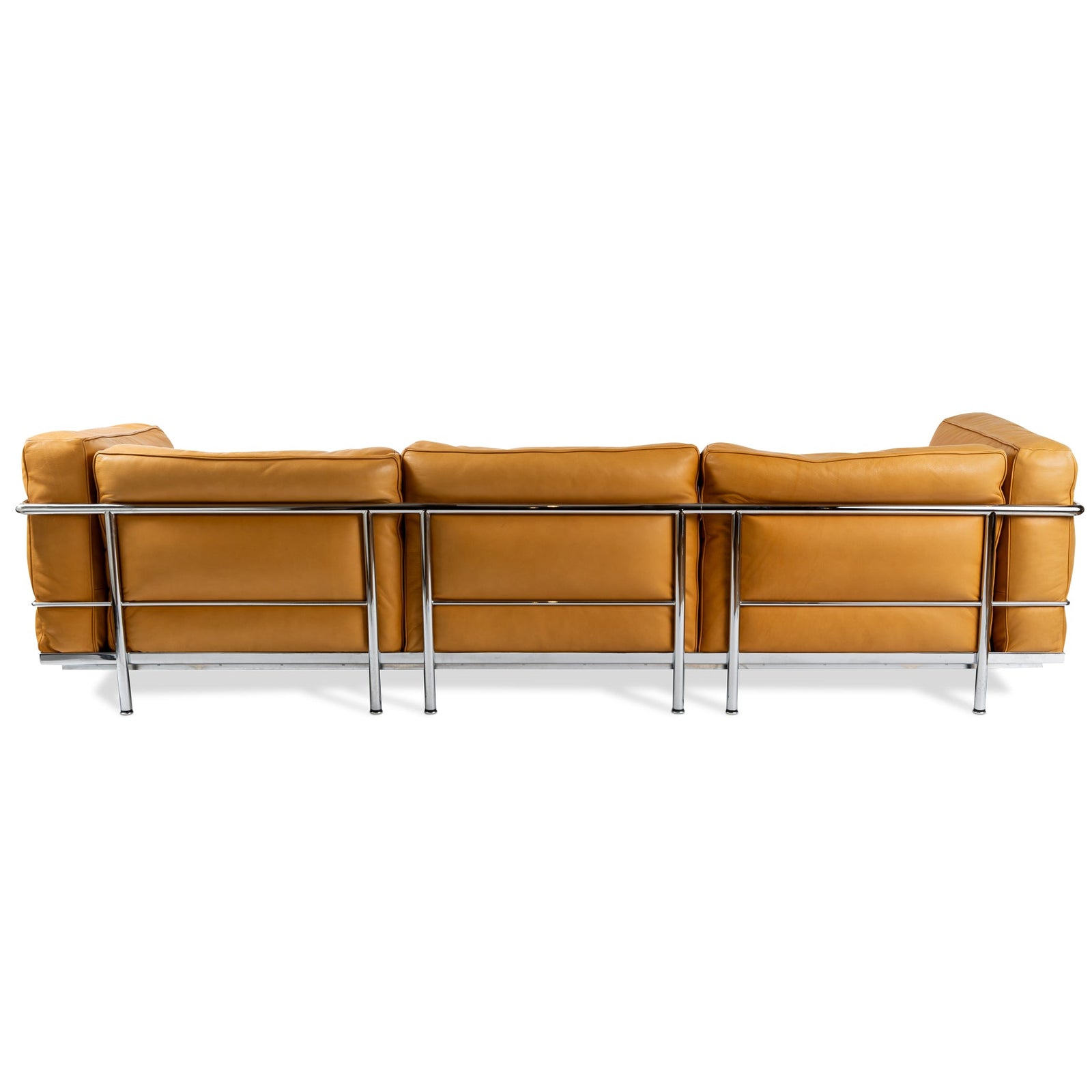 LeCorbu/Cassina Tan Leather Sofa Eleish Van Breems Home