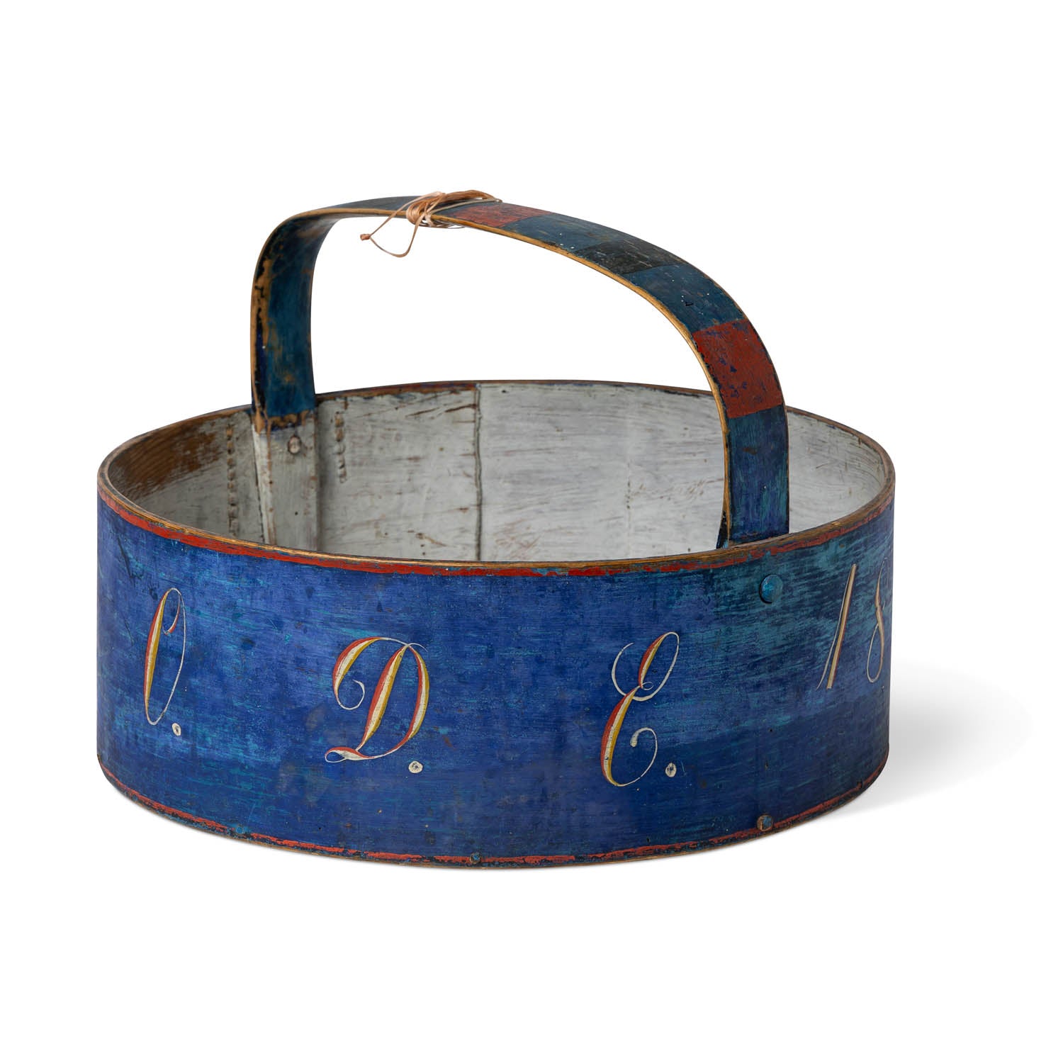 Norwegian Bentwood Basket Dated 1873 Eleish Van Breems Home