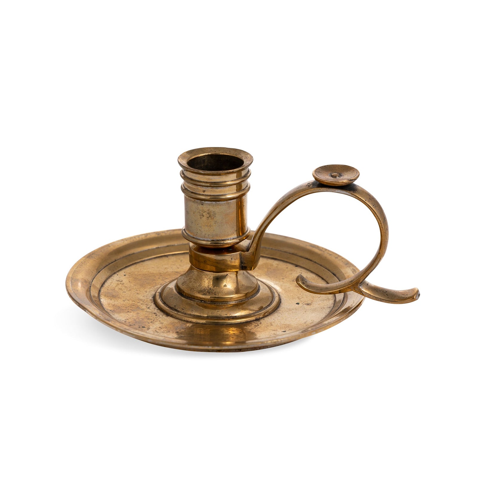 Swedish Brass Candlestick Eleish Van Breems Home