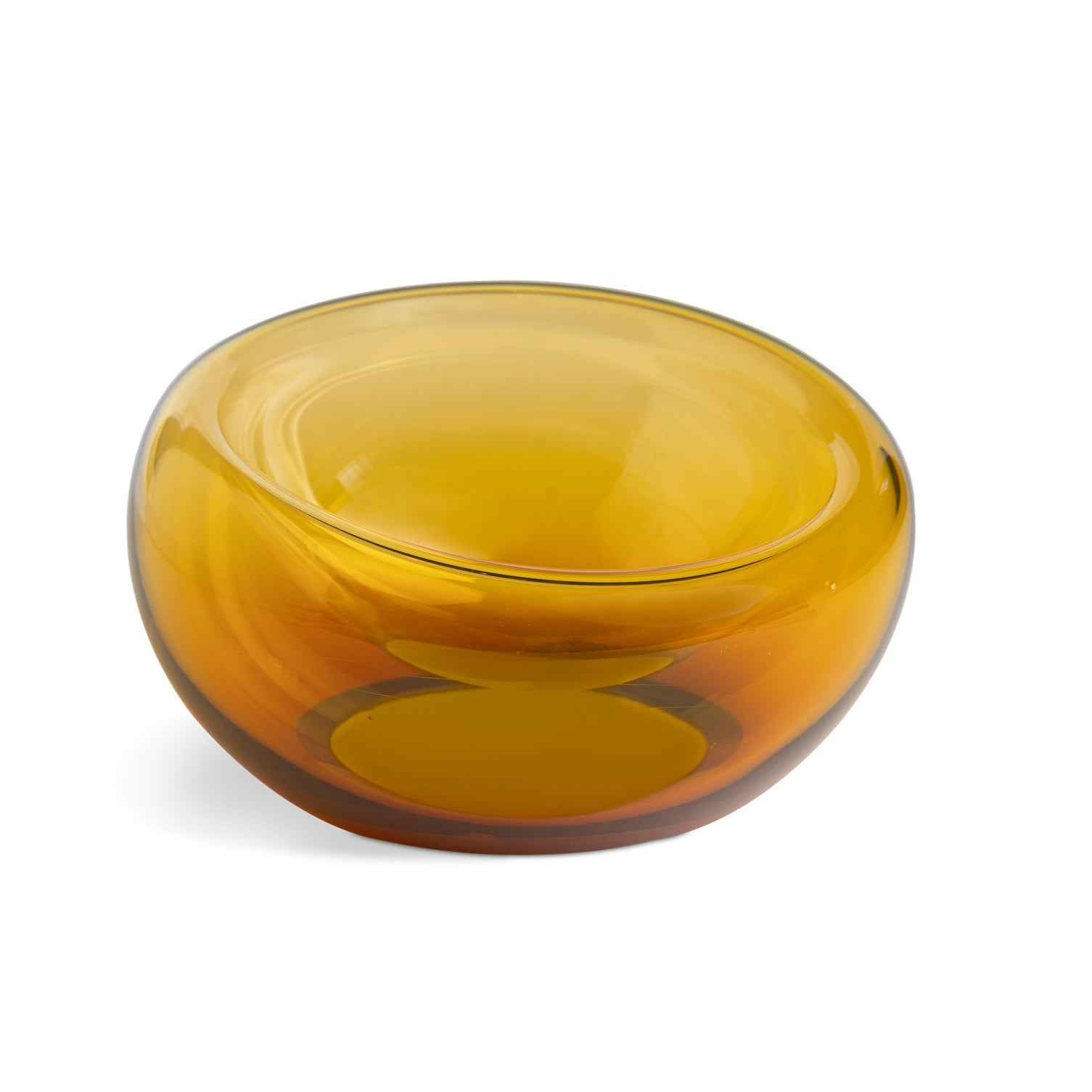 Caldera Medium Handmade Glass Bowl Eleish Van Breems Home
