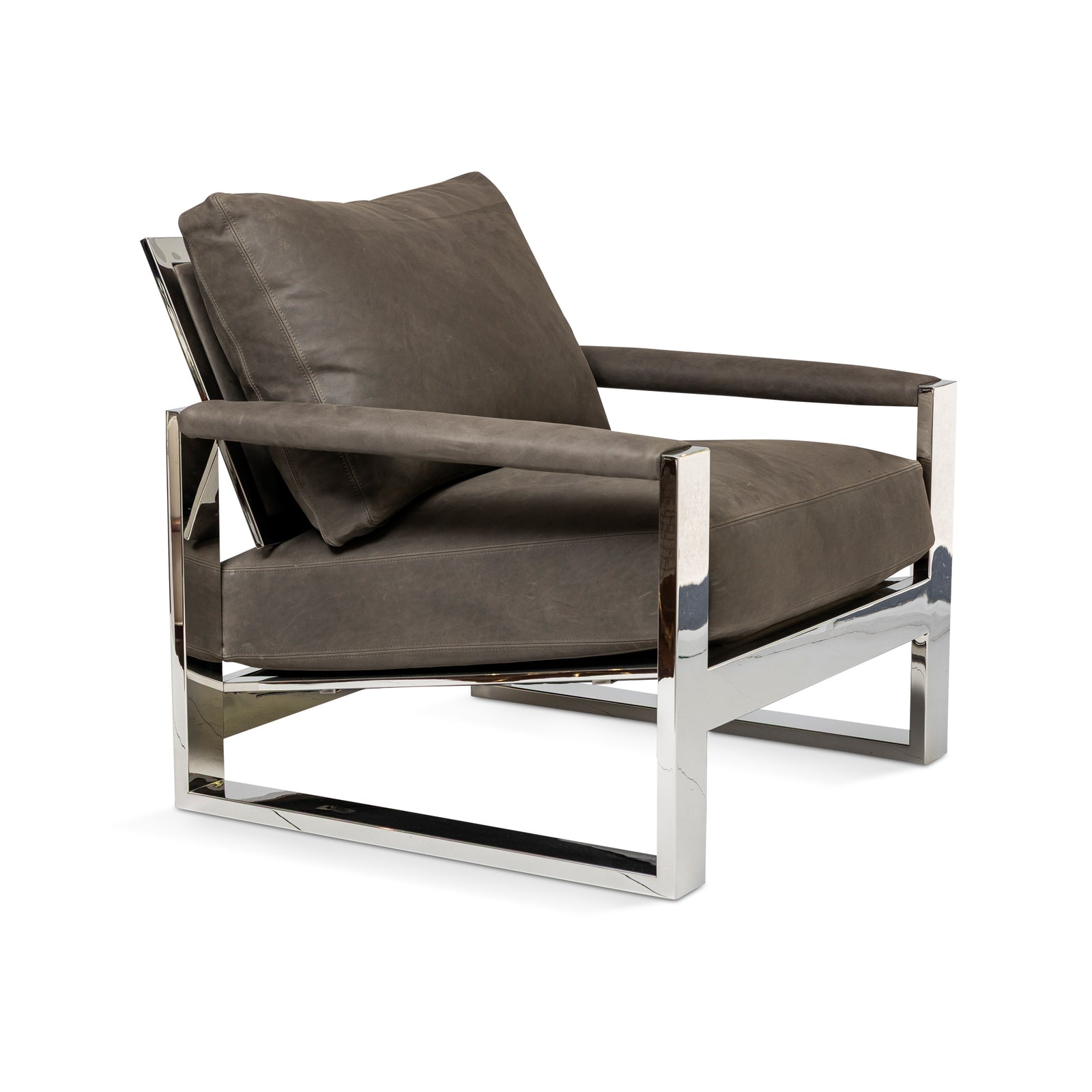 1372-103 Chunky Milo Lounge Chair, C-2153-20 Eleish Van Breems Home