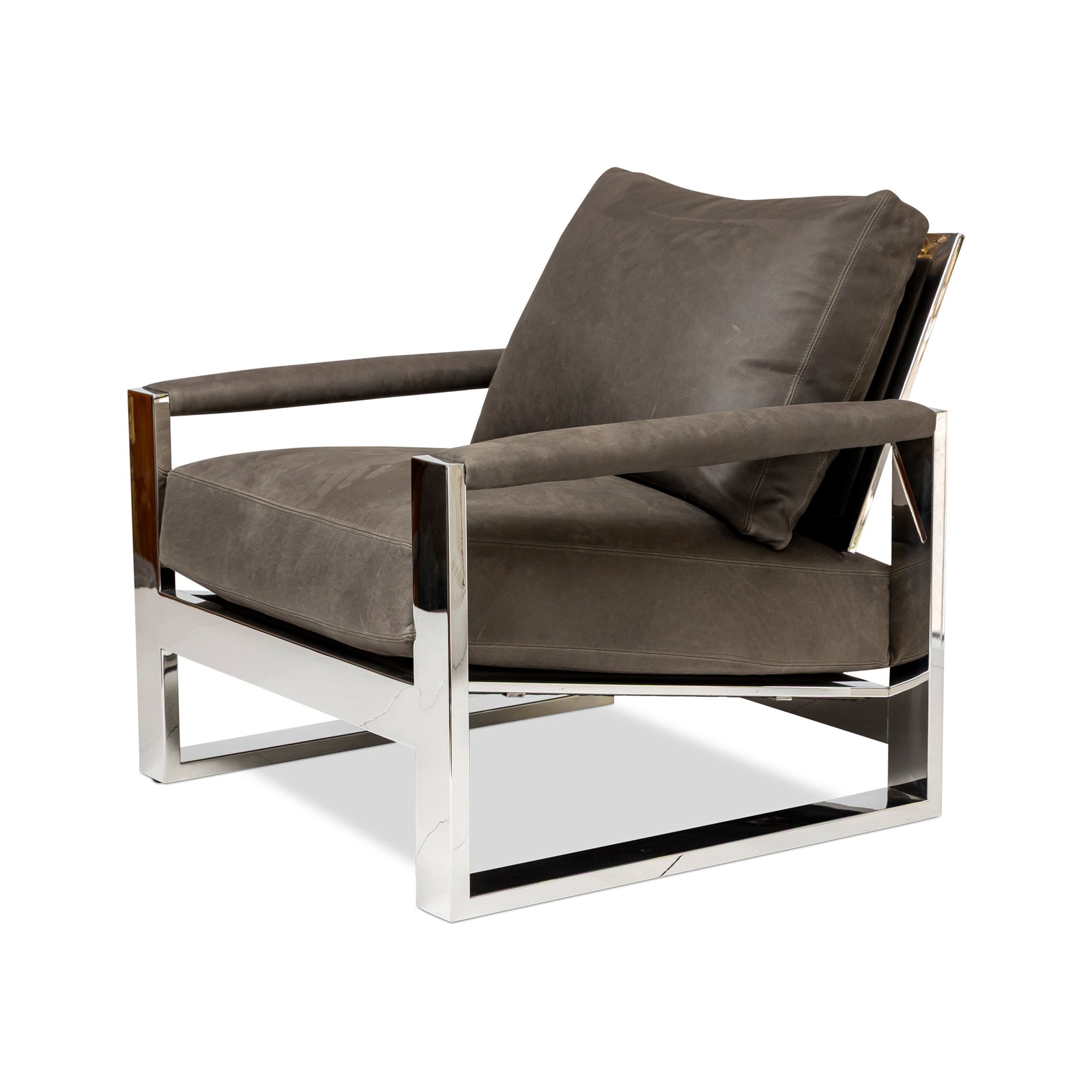 1372-103 Chunky Milo Lounge Chair, C-2153-20 Eleish Van Breems Home