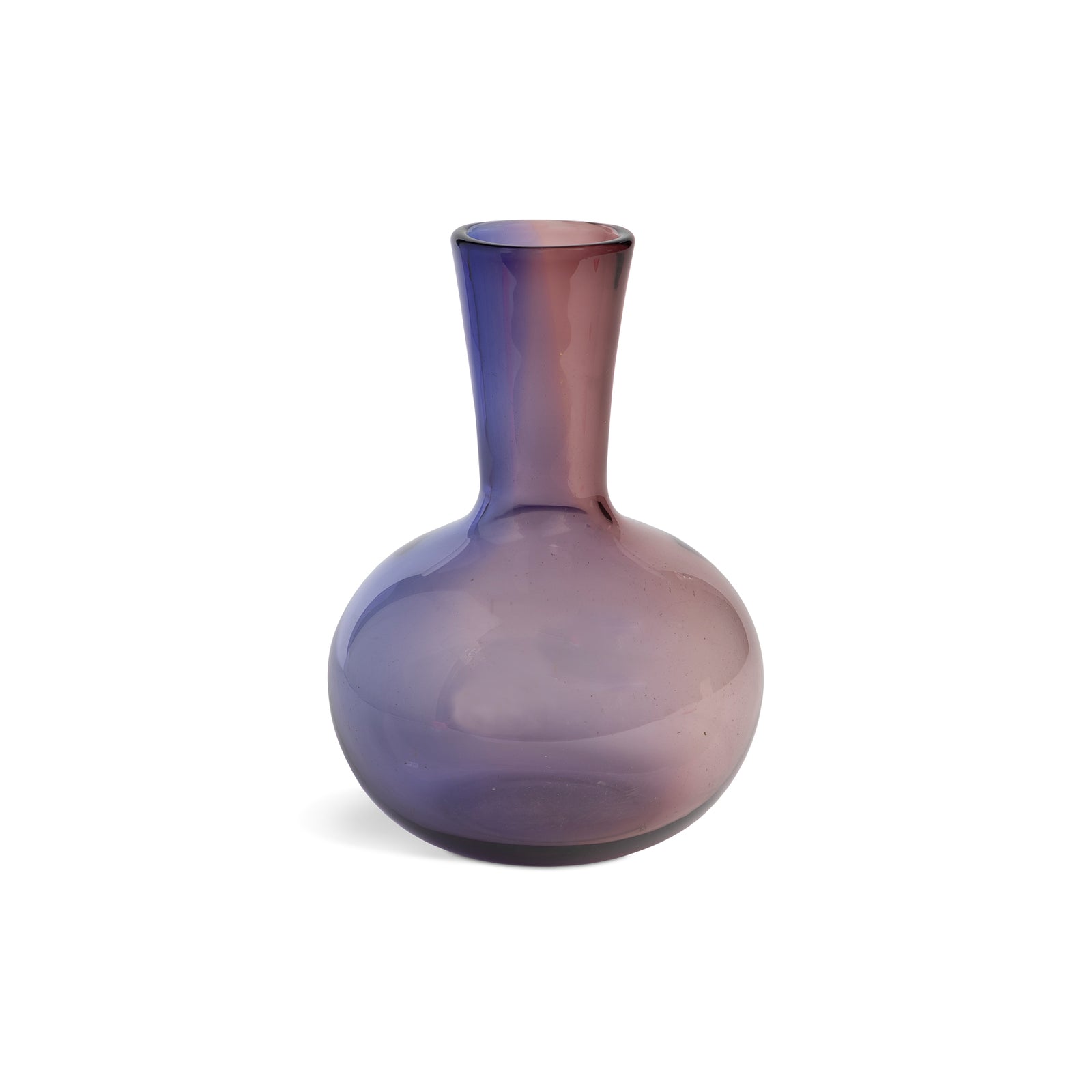 Mid-Century Amethyst Hand-Blown Glass Vase Eleish Van Breems Home