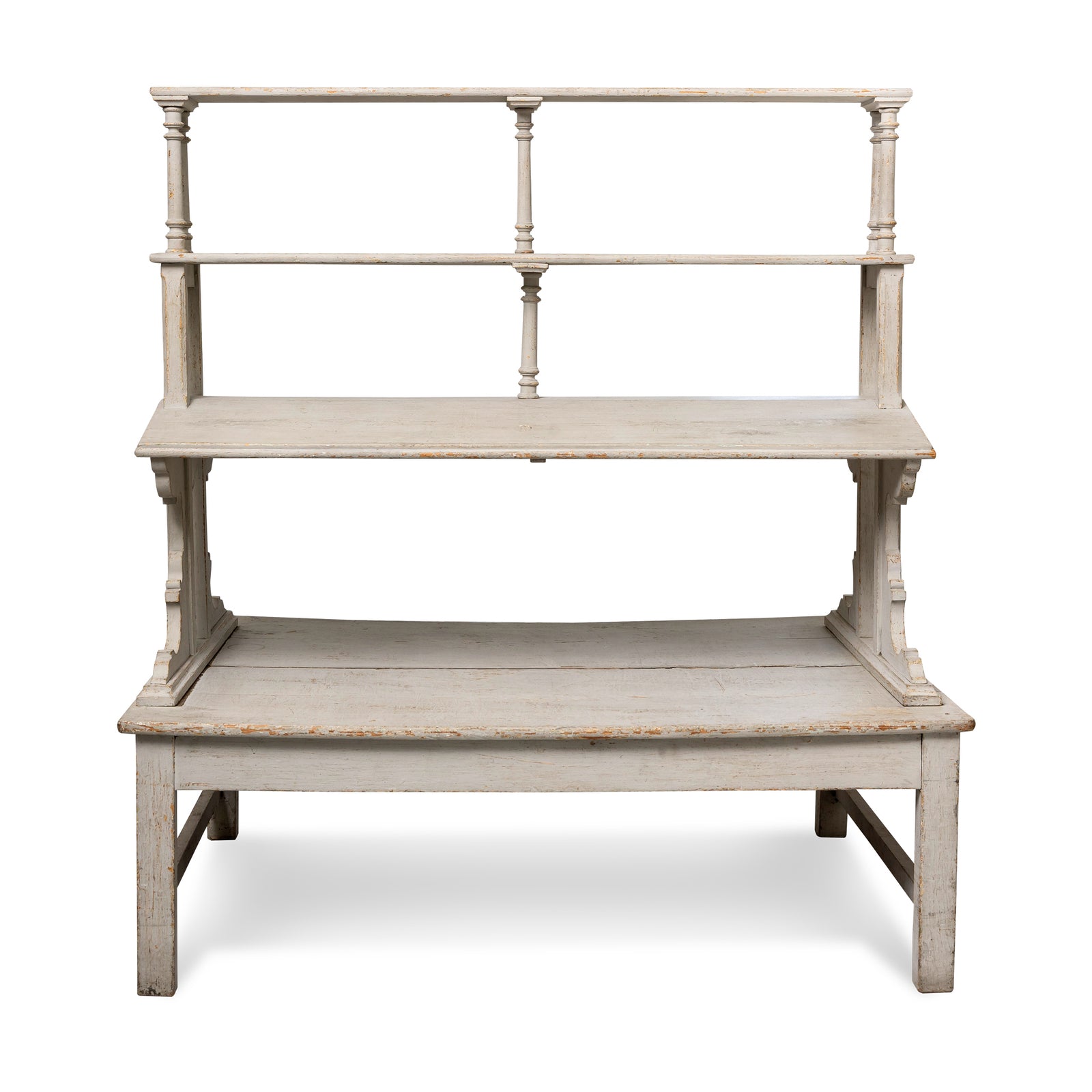 Gustavian Style Edwardian White Book Stand Eleish Van Breems Home