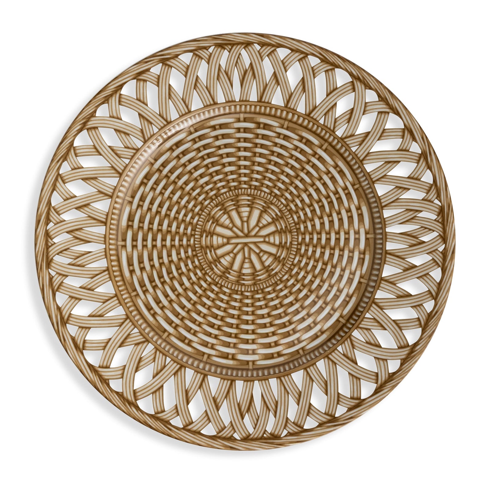 Augarten Grand Panier Charger Plate 12.6" Eleish Van Breems Home