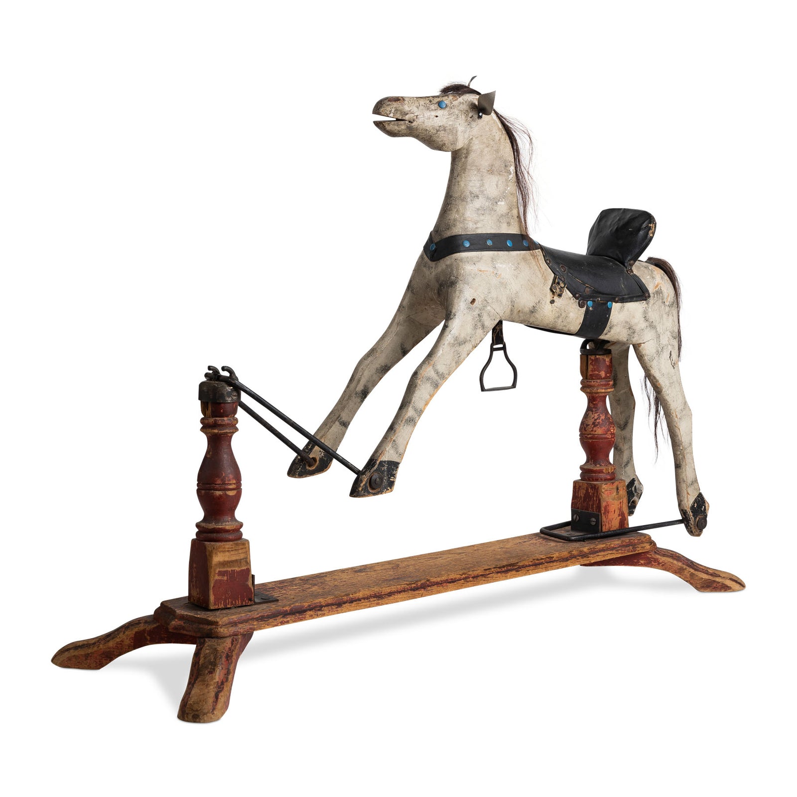 Antique Children's Rocking Horse, 19th C Eleish Van Breems Home