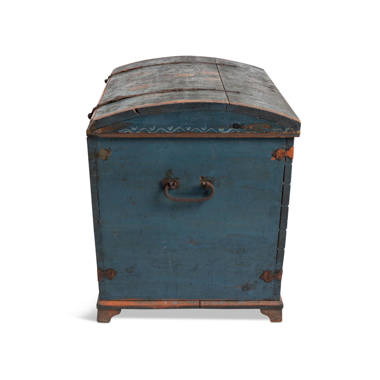 Swedish Blue Domed Trunk Eleish Van Breems Home