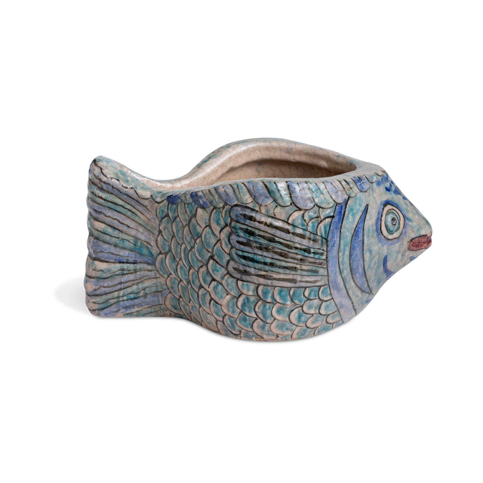 Persian Fish Jardeniere Planter Small Eleish Van Breems Home