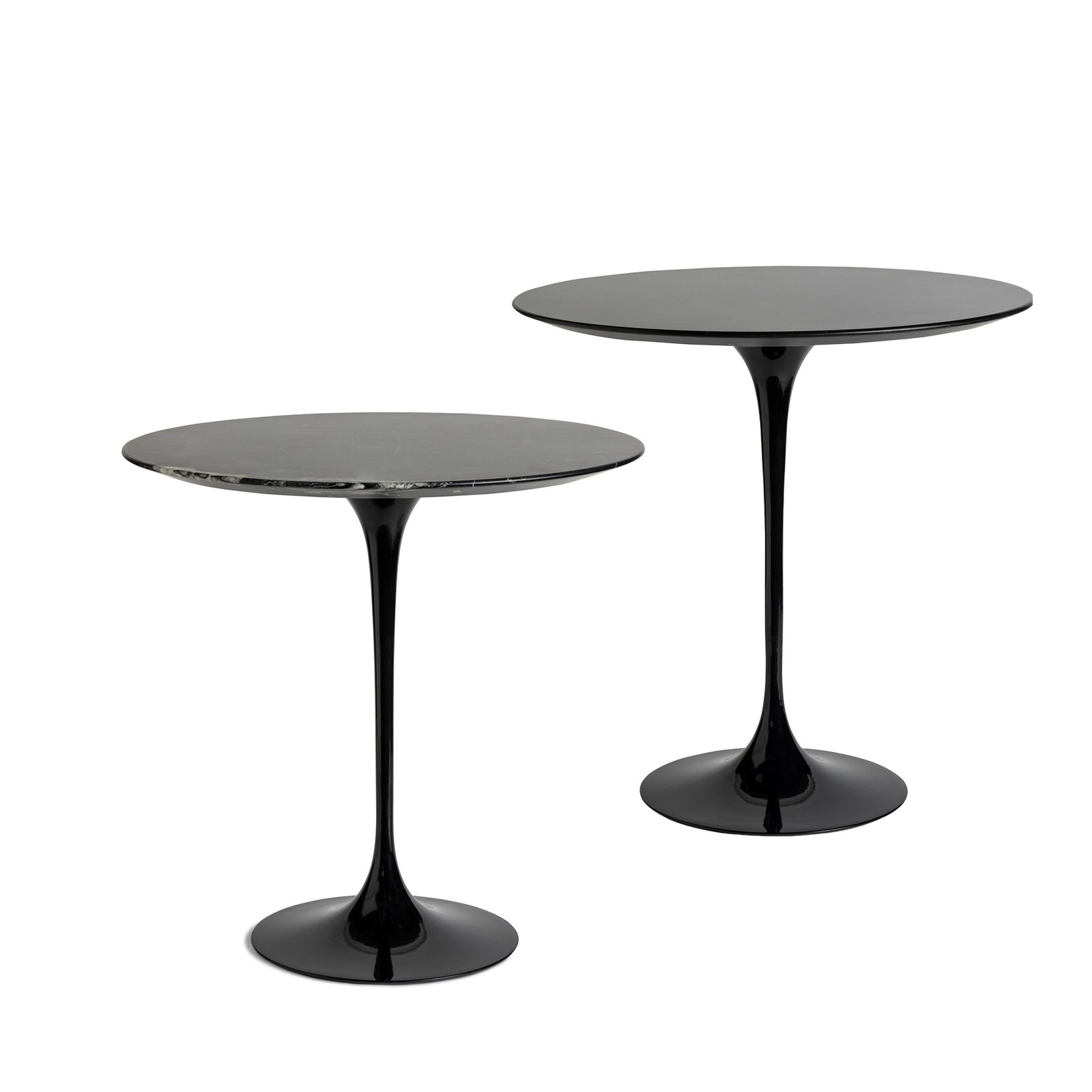 Pair of Eero Saarinen Pedestal Side Tables Eleish Van Breems Home