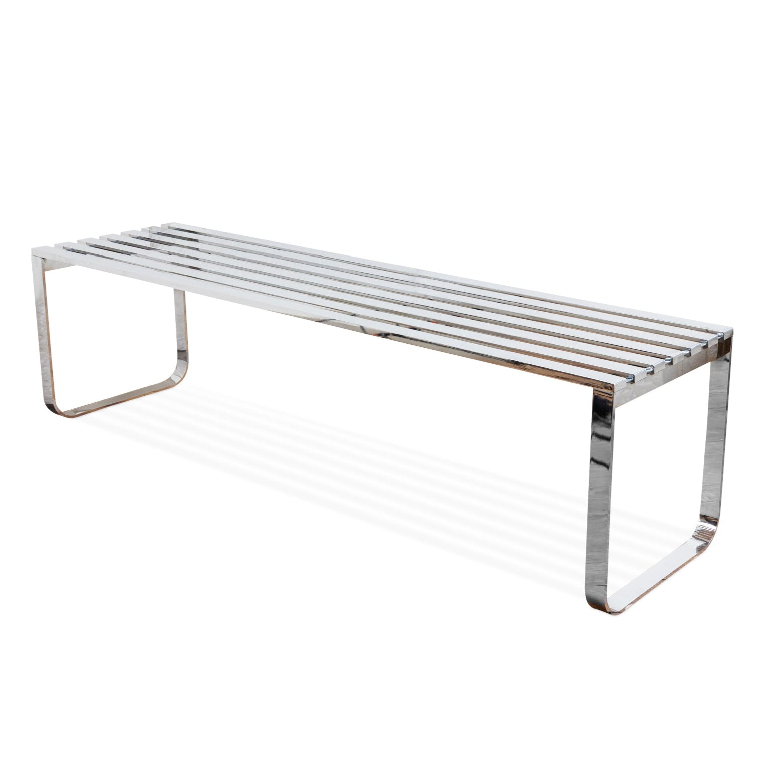 Chrome Bench by Milo Baughman Eleish Van Breems Home