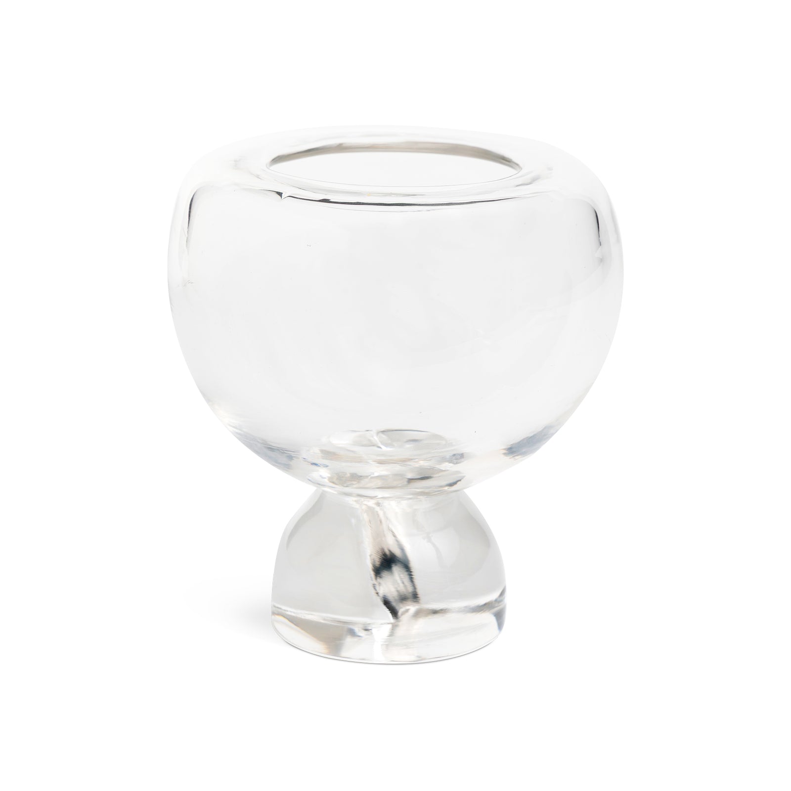 Elsa Peretti Bone Series Crystal Bowl with Pedestal Base Eleish Van Breems Home
